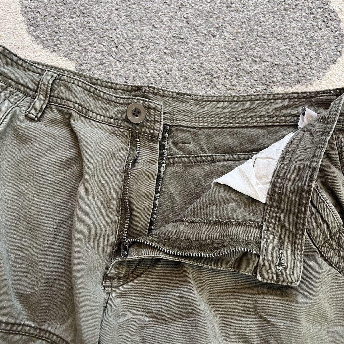 Vintage special fishing green cargo shorts Size US 33 - 4 Thumbnail
