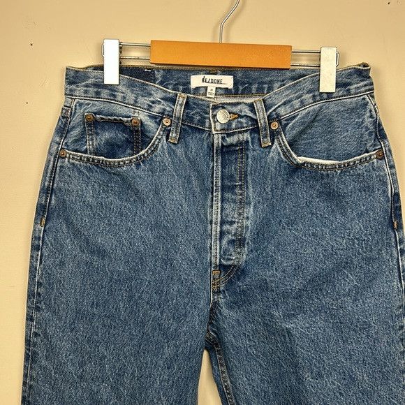 RE/DONE RE/ DONE 90s crop low slung 28 new jeans Size 28" / US 6 / IT 42 - 8 Thumbnail