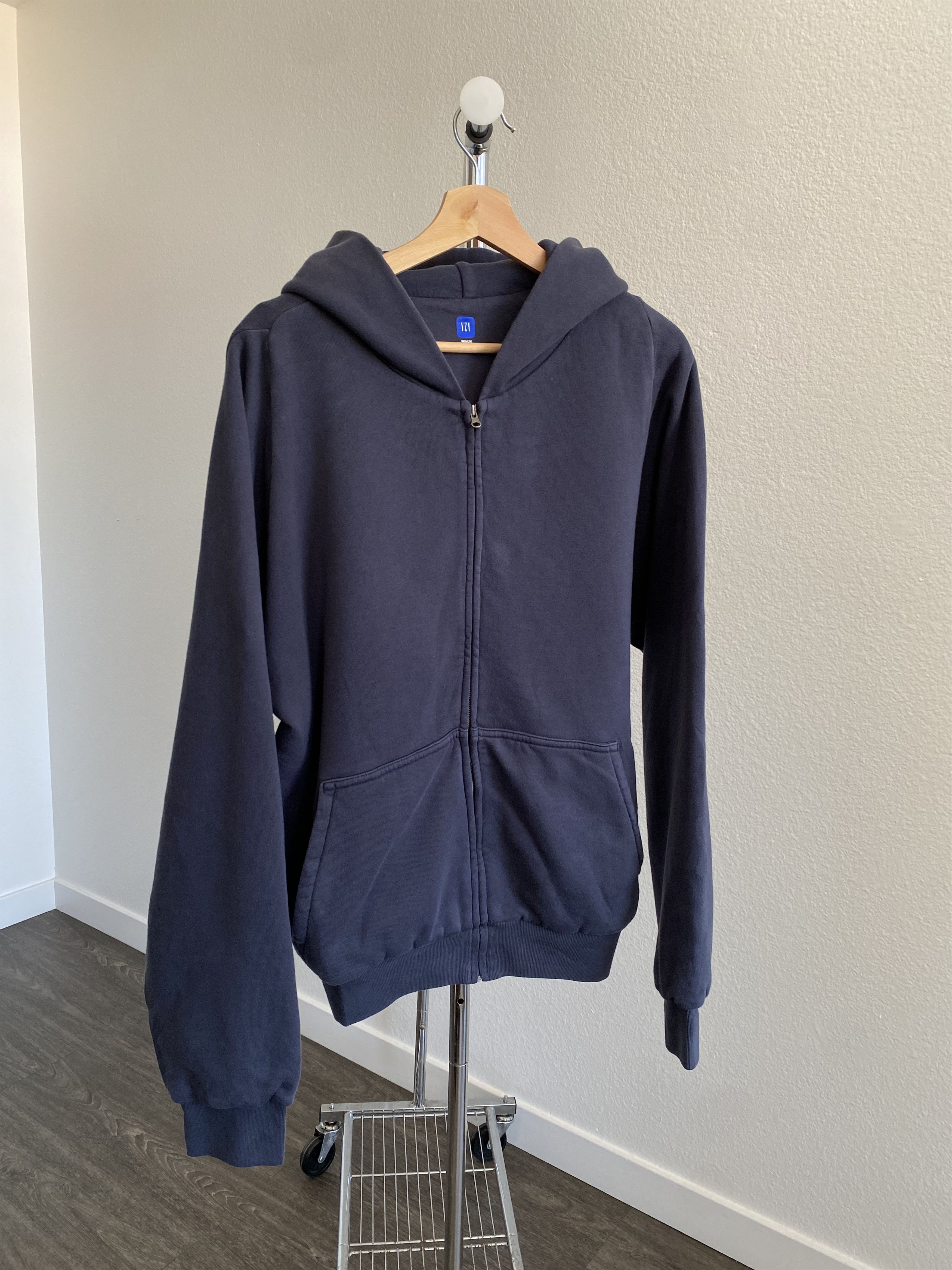 Yeezy Gap Blue Hoodie | Grailed