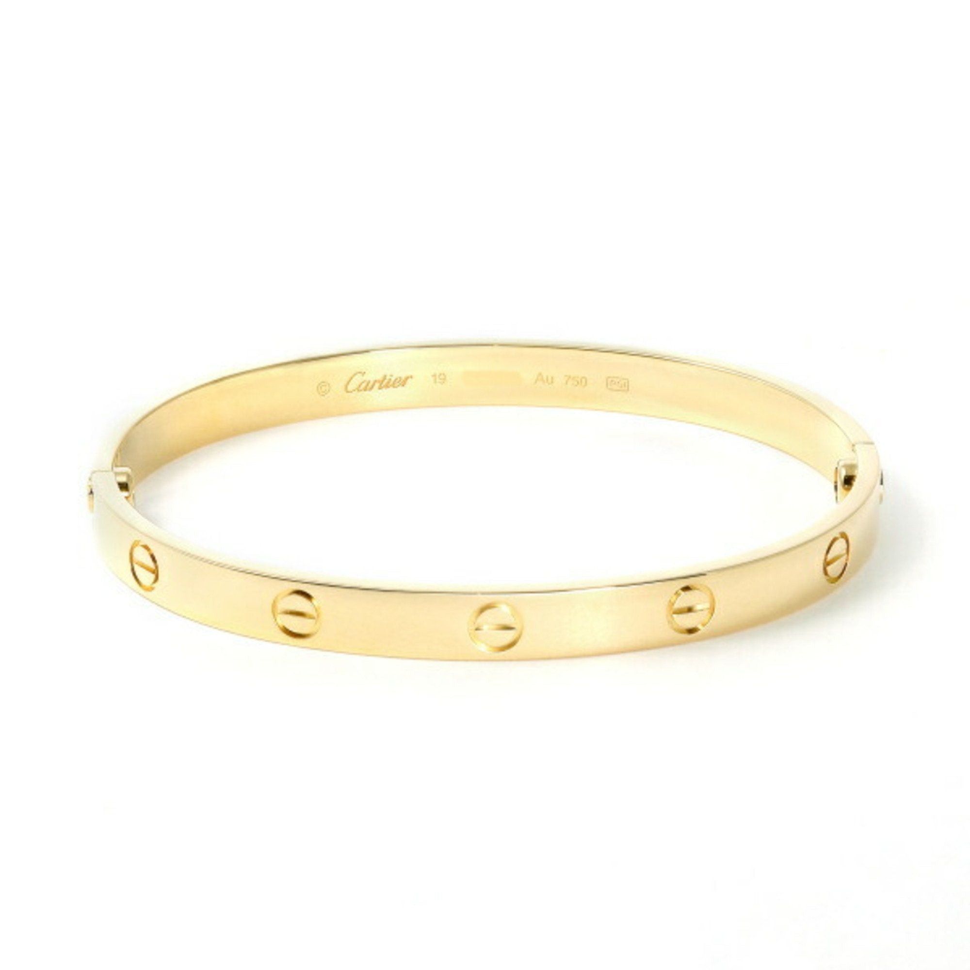 image of Cartier Love K18Yg Yellow Gold Bracelet, Women's