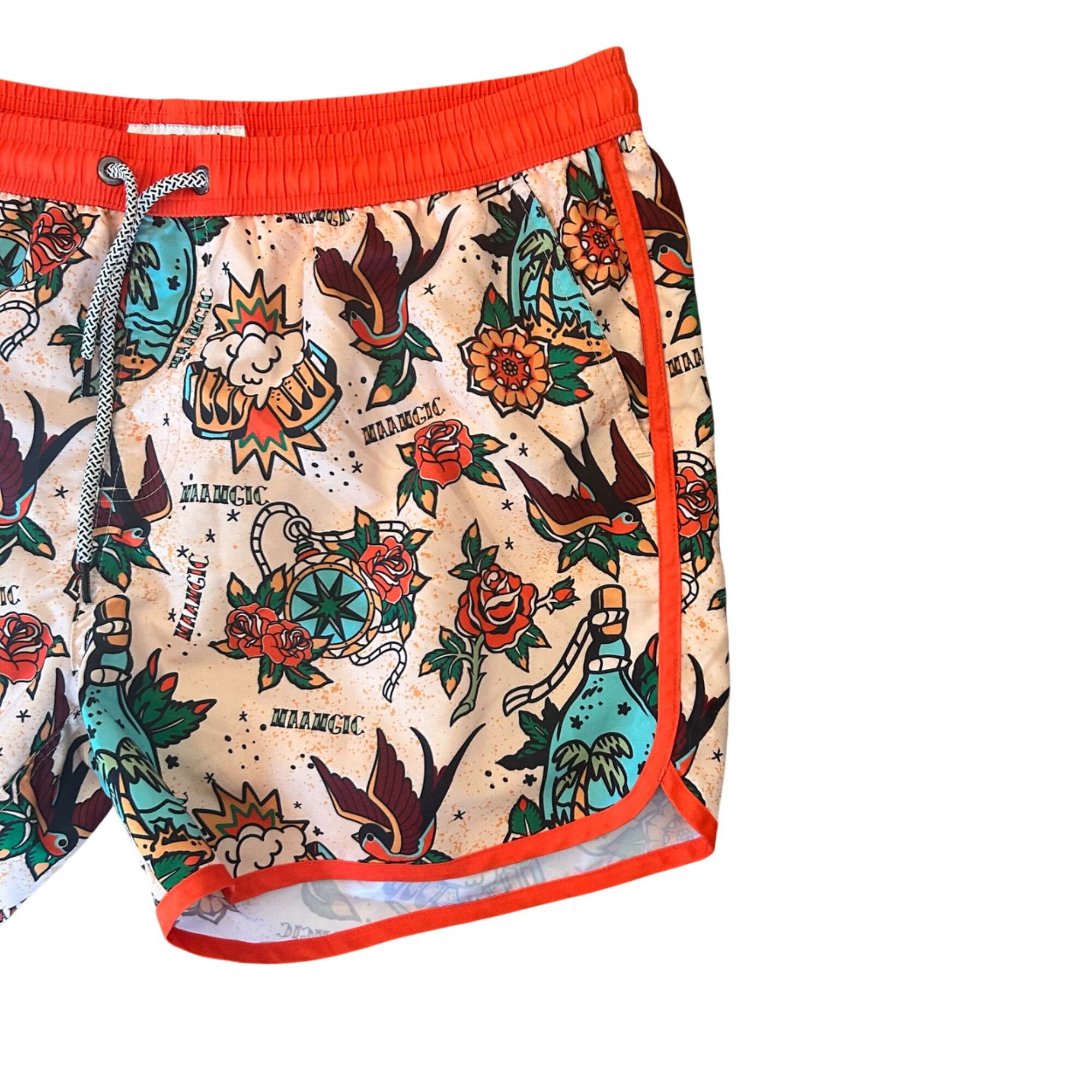 Other MAAMGIC Traditional Tattoo Novelty Print Classic Swim Trunks Size US 38 / EU 54 - 2 Thumbnail