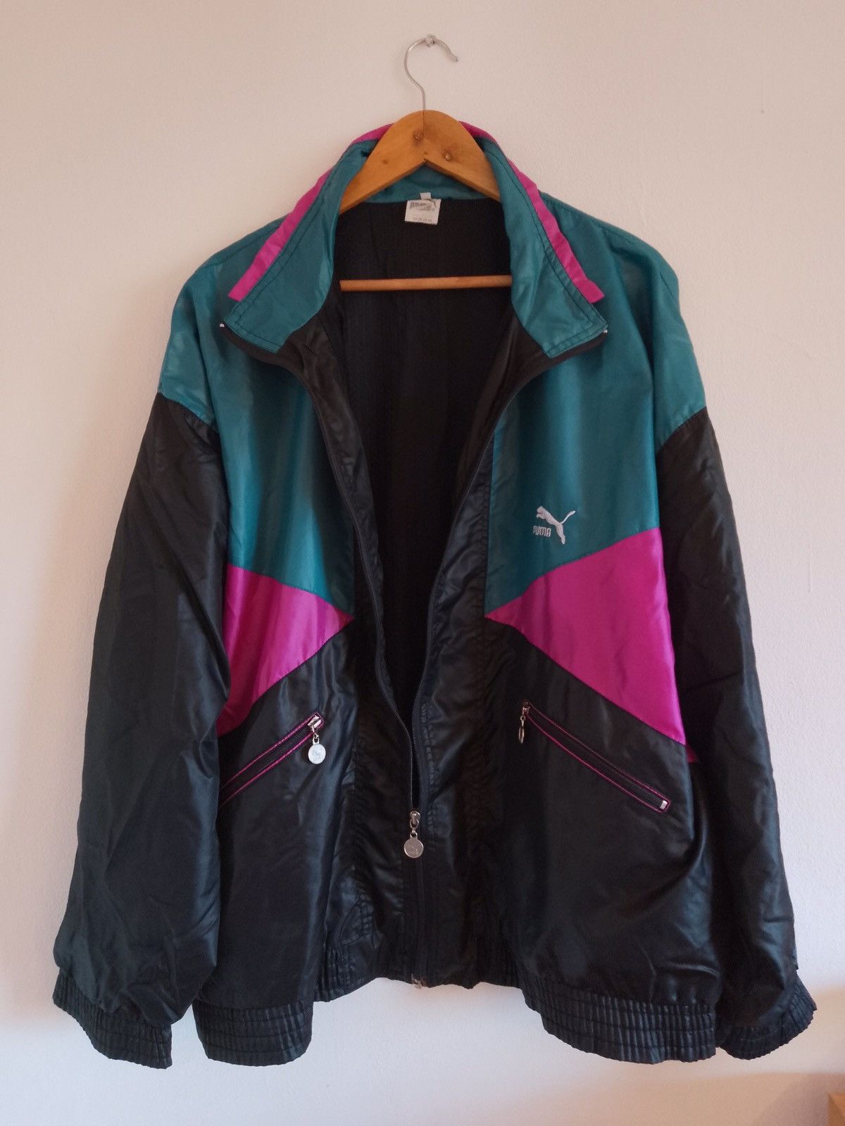 Puma Vintage Puma Bomber Jacket 80s Made in West Germany Size US XL / EU 56 / 4 - 1 Thumbnail