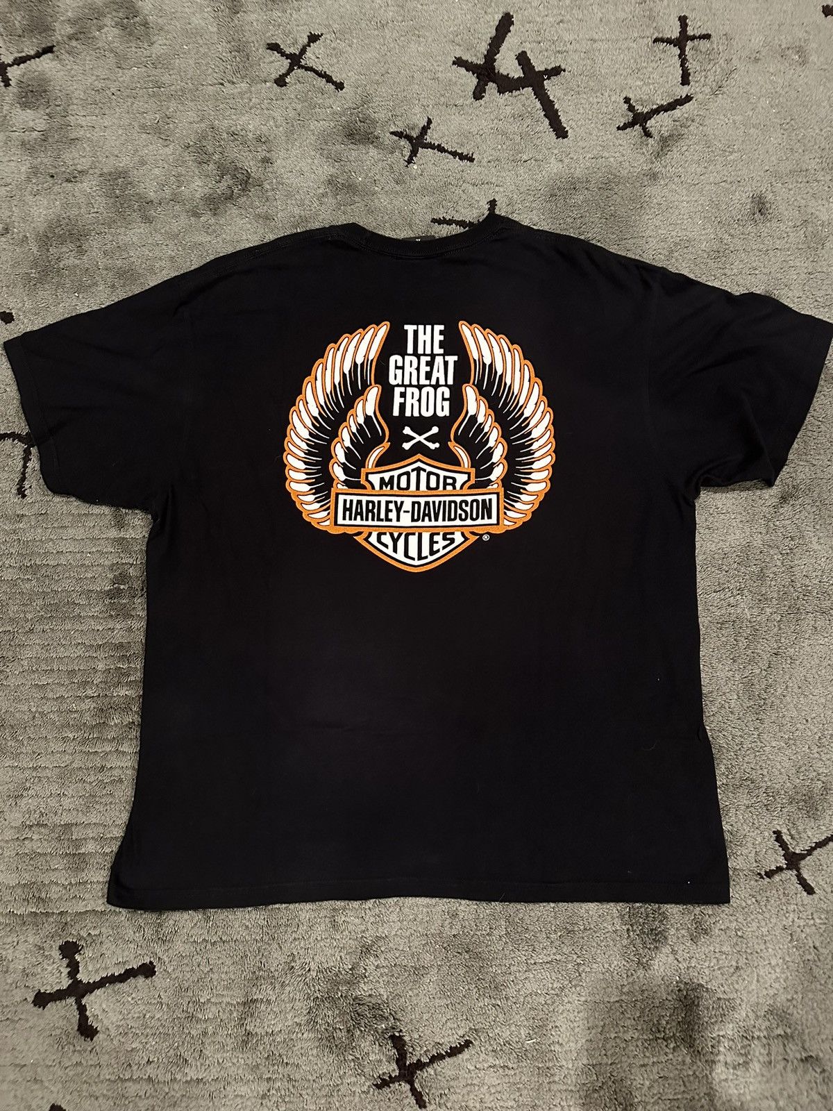 Harley Davidson × The Great Frog The Great Frog x Harley Davidson Motorcycles Logo Tee Size US XL / EU 56 / 4 - 1 Thumbnail