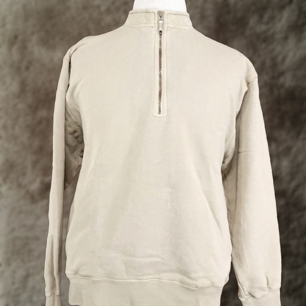 Orvis Orvis Sweatshirt Mens L Beige 1/4 Zip Fleece Pullover Pockets Outdoor Cotton Polyester Size US L / EU 52-54 / 3 - 1 Thumbnail