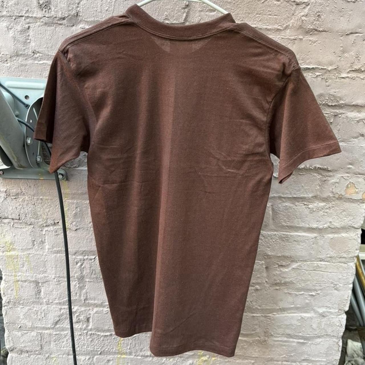 Sears 70s Brown Sears Selvedge Pocket Paper Thin Single Stitch Tee Size US M / EU 48-50 / 2 - 2 Thumbnail