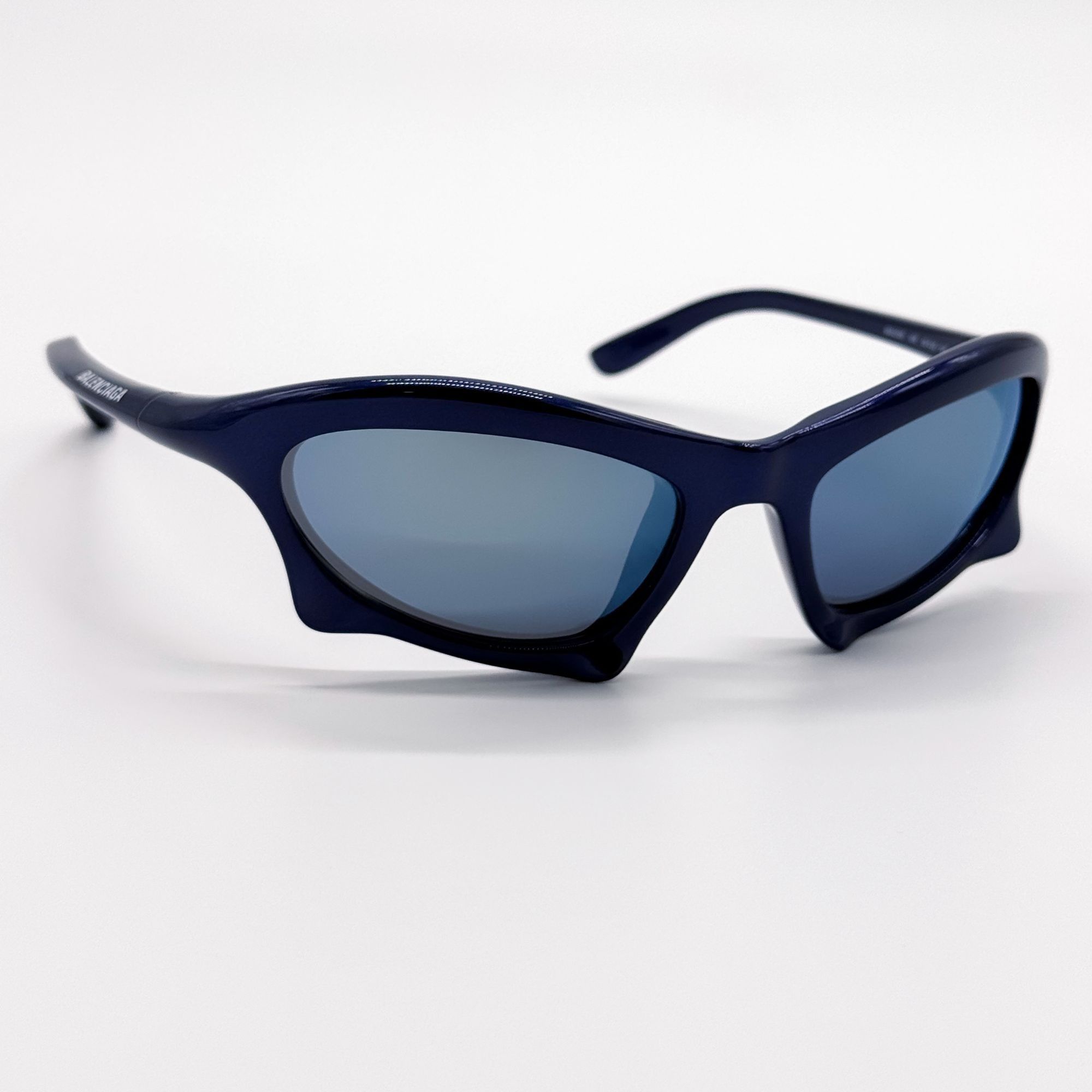 Balenciaga NEW BALENCIAGA BB0229S 006 SUNGLASSES BLUE UNISEX EYEWEAR Size ONE SIZE - 5 Thumbnail