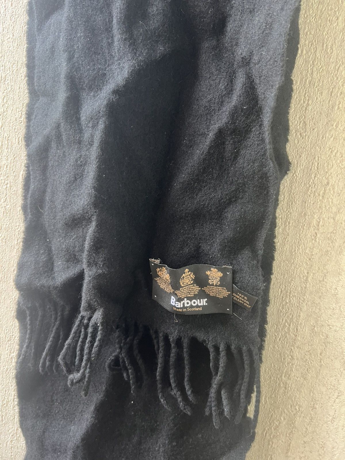 Barbour Vintage Barbour Scarf Wool Size ONE SIZE - 2 Thumbnail