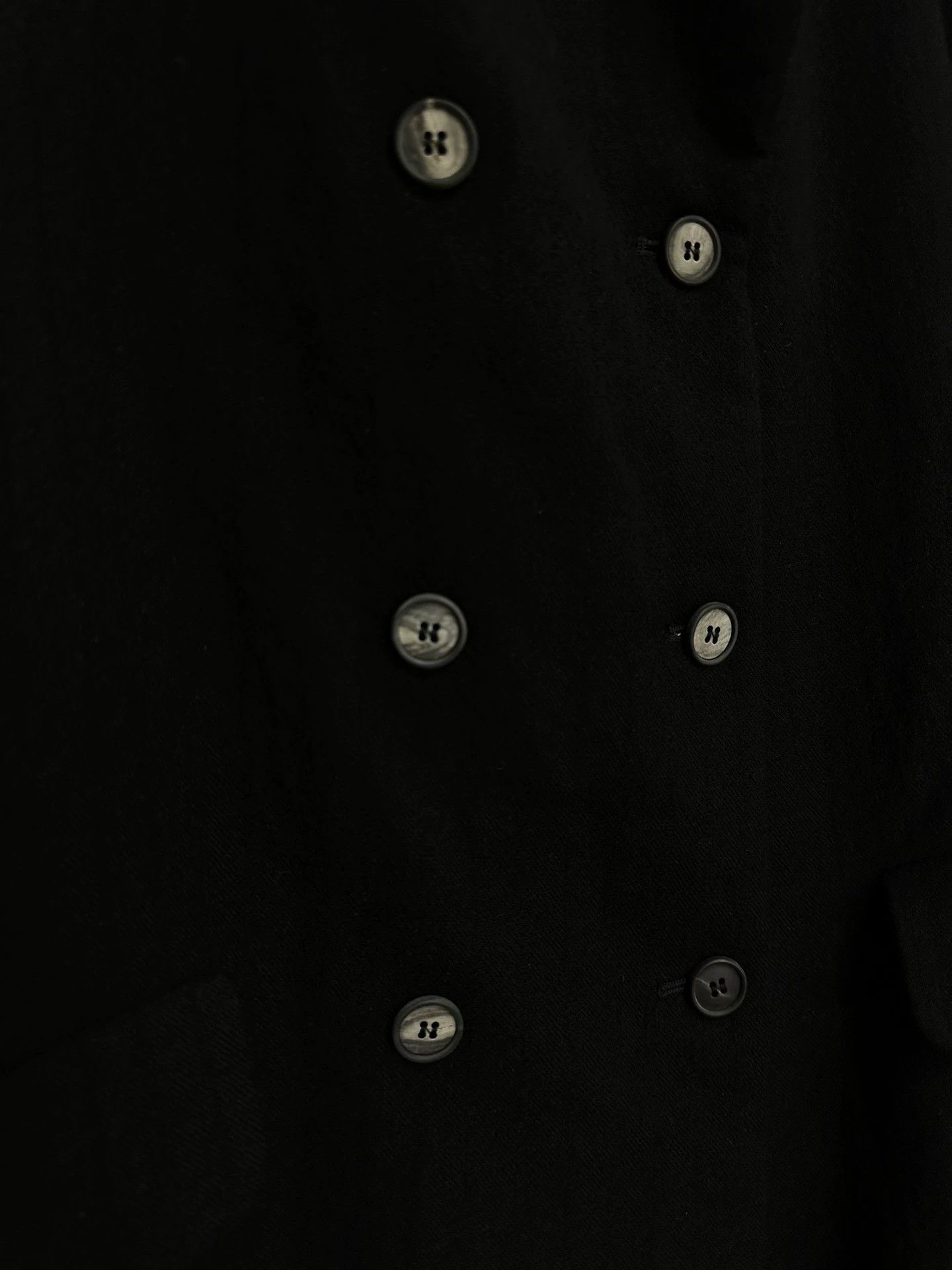 Bergfabel Bergfabel Double Breasted Wool Long Overcoat Black Size S / US 4 / IT 40 - 5 Thumbnail