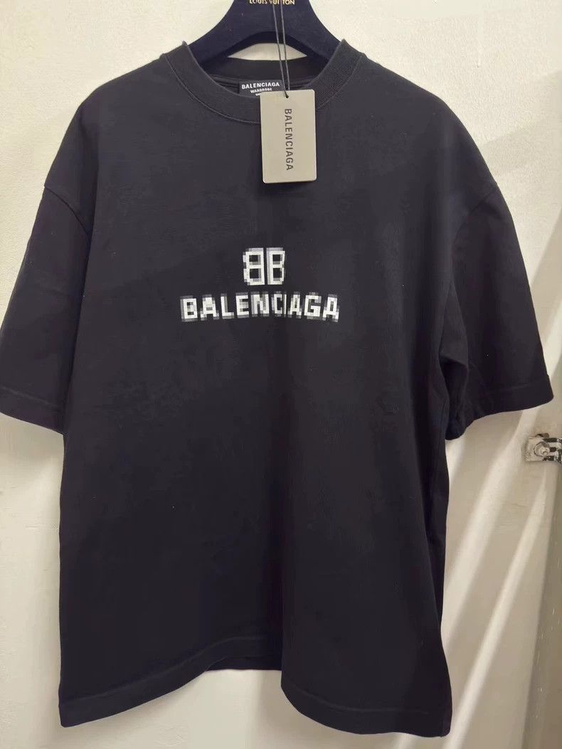 Balenciaga Balenciaga Mosaic short sleeves (printed intact) Size US XXS / EU 40 - 1 Thumbnail