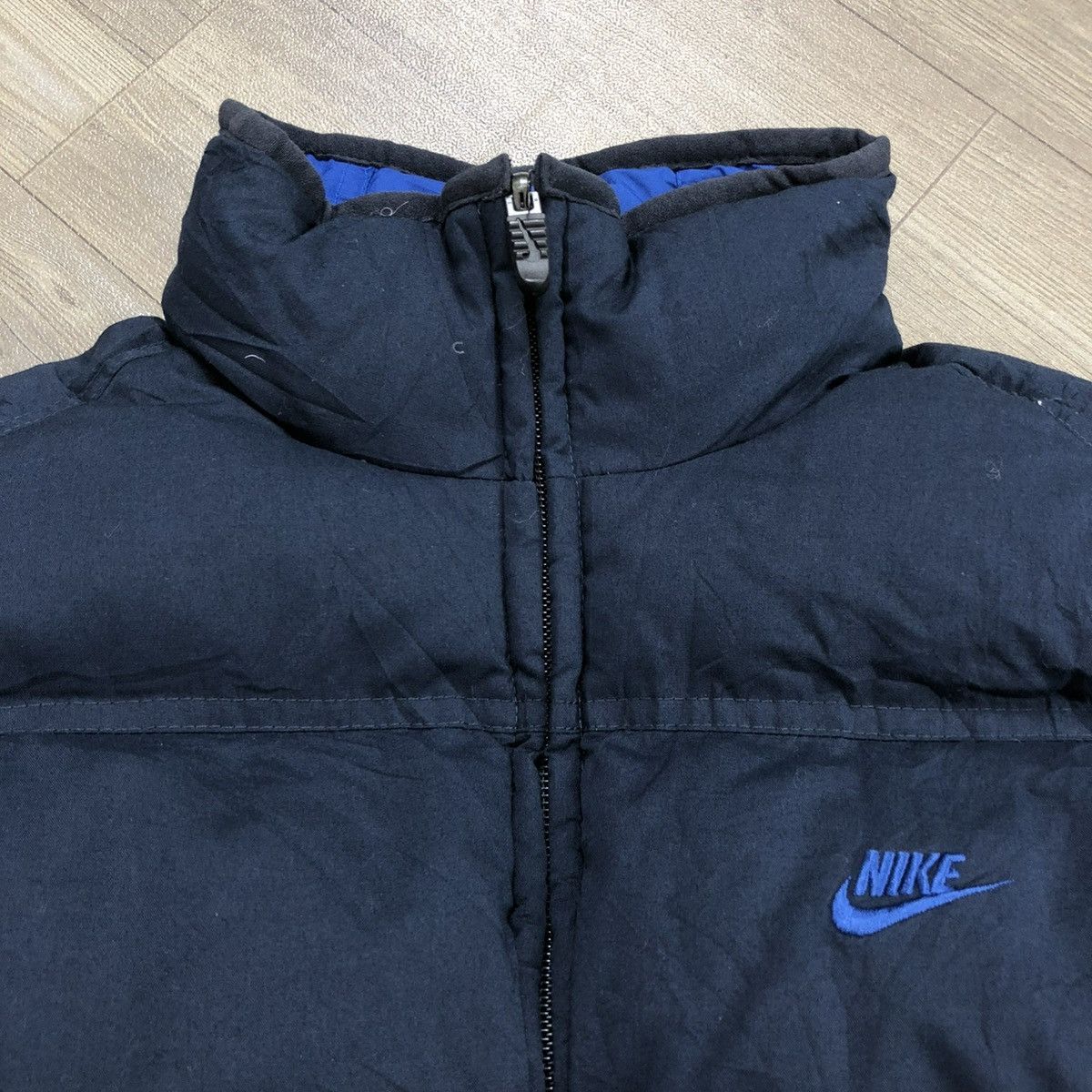 Nike Vintage Nike Swoosh Logo Reversible Puffer Down Jacket Size US M / EU 48-50 / 2 - 15 Thumbnail