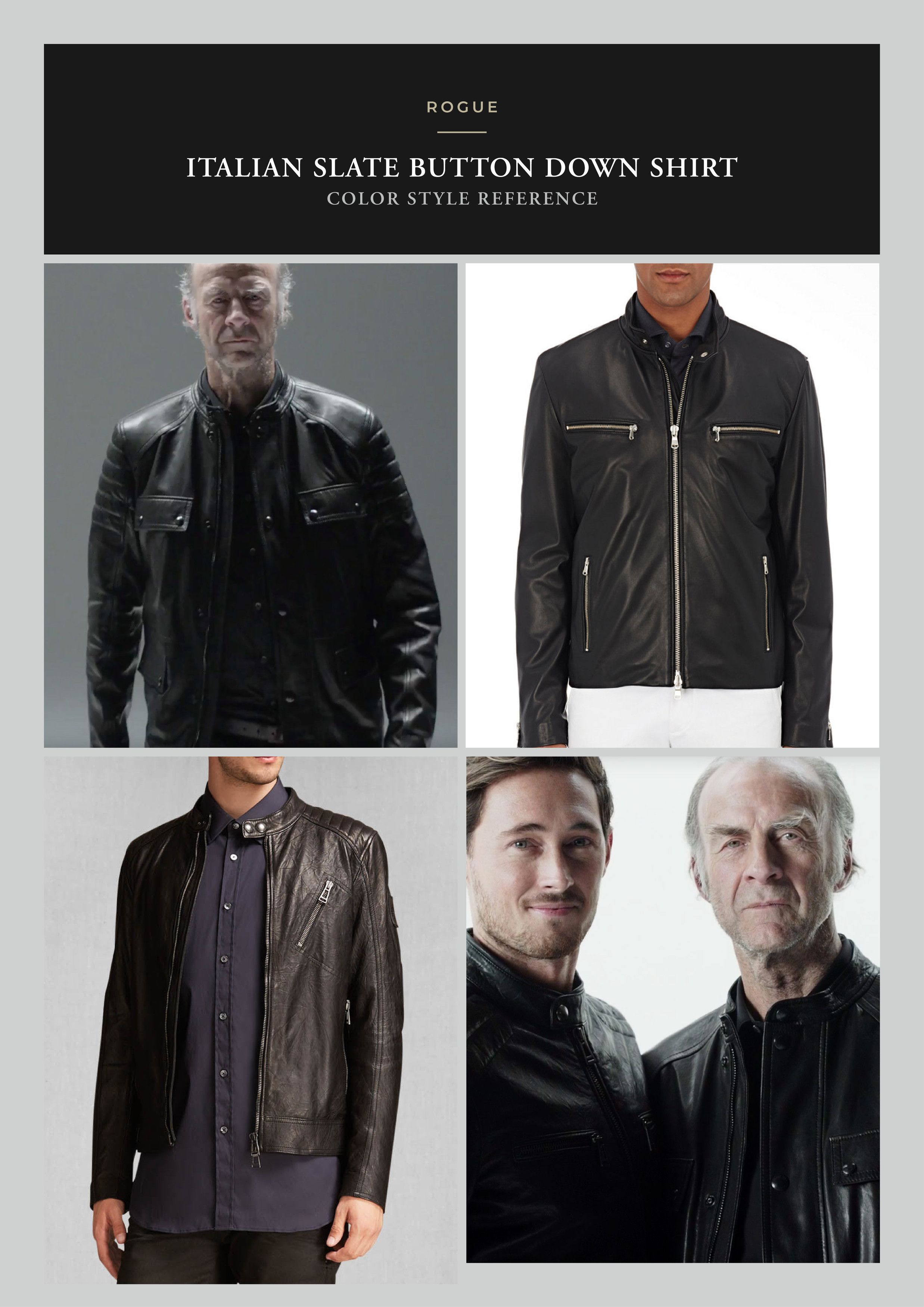 Other Best Dressed 0039 Italy Slate Shirt, Italian Tailoring Size US L / EU 52-54 / 3 - 4 Thumbnail
