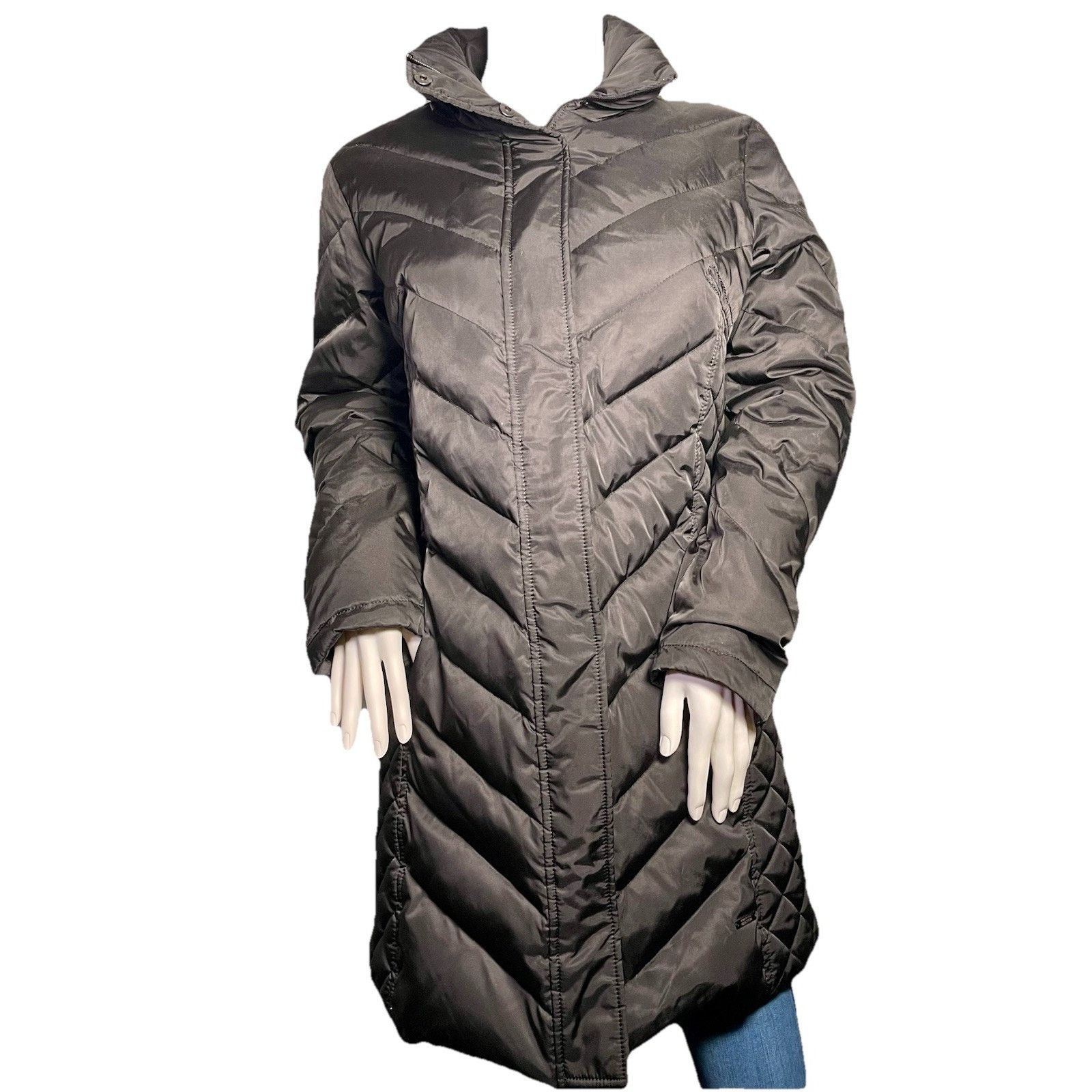 Kenneth Cole Kenneth Cole Quilted Down Filled Puffer Jacket- Small Black Size L / US 10 / IT 46 - 1 Thumbnail