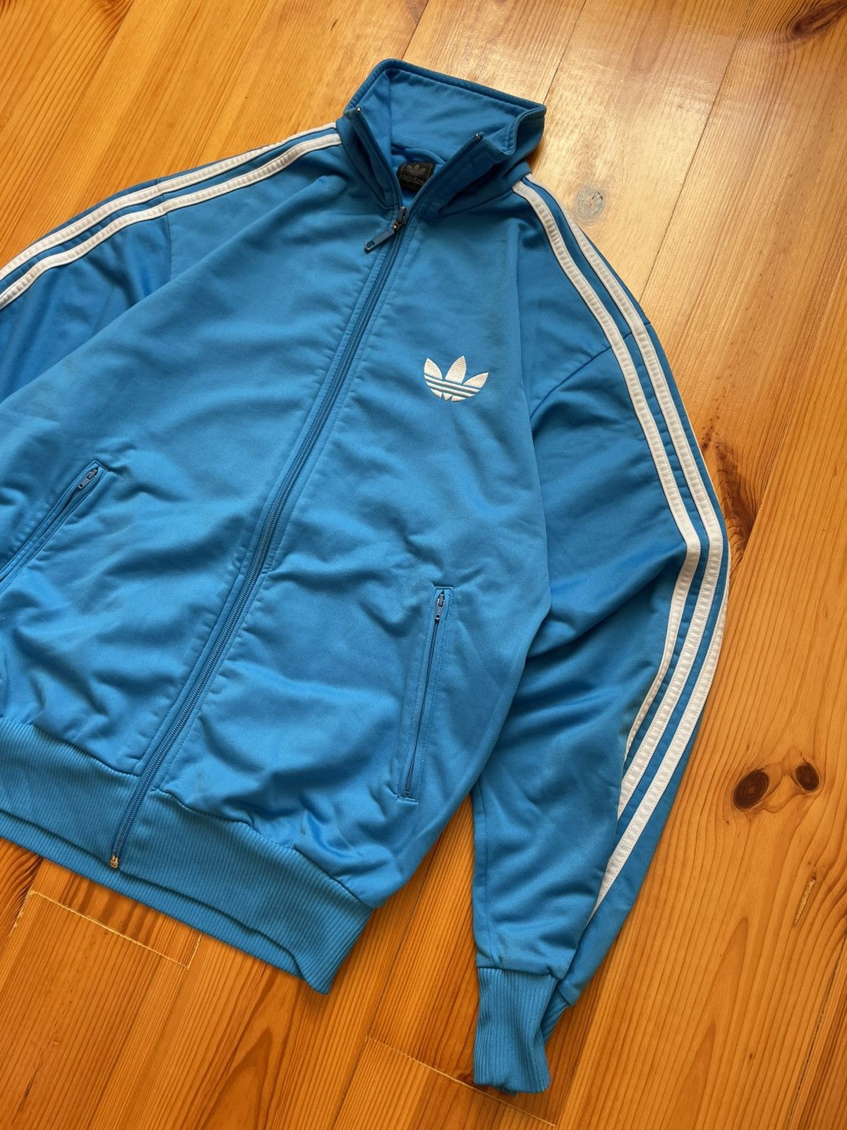 Adidas Adidas Vintage Trefoil Track Zip Jacket Balenciaga Style Size US M / EU 48-50 / 2 - 3 Thumbnail