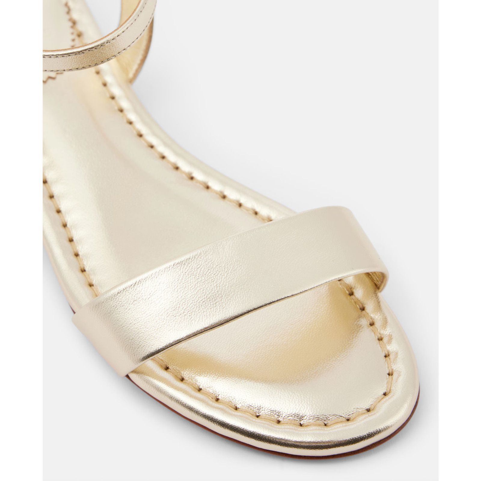 Christian Louboutin Christian Louboutin Sweet Jane Sandal Flat Platine Gold 41 Size US 10 / IT 40 - 11 Thumbnail