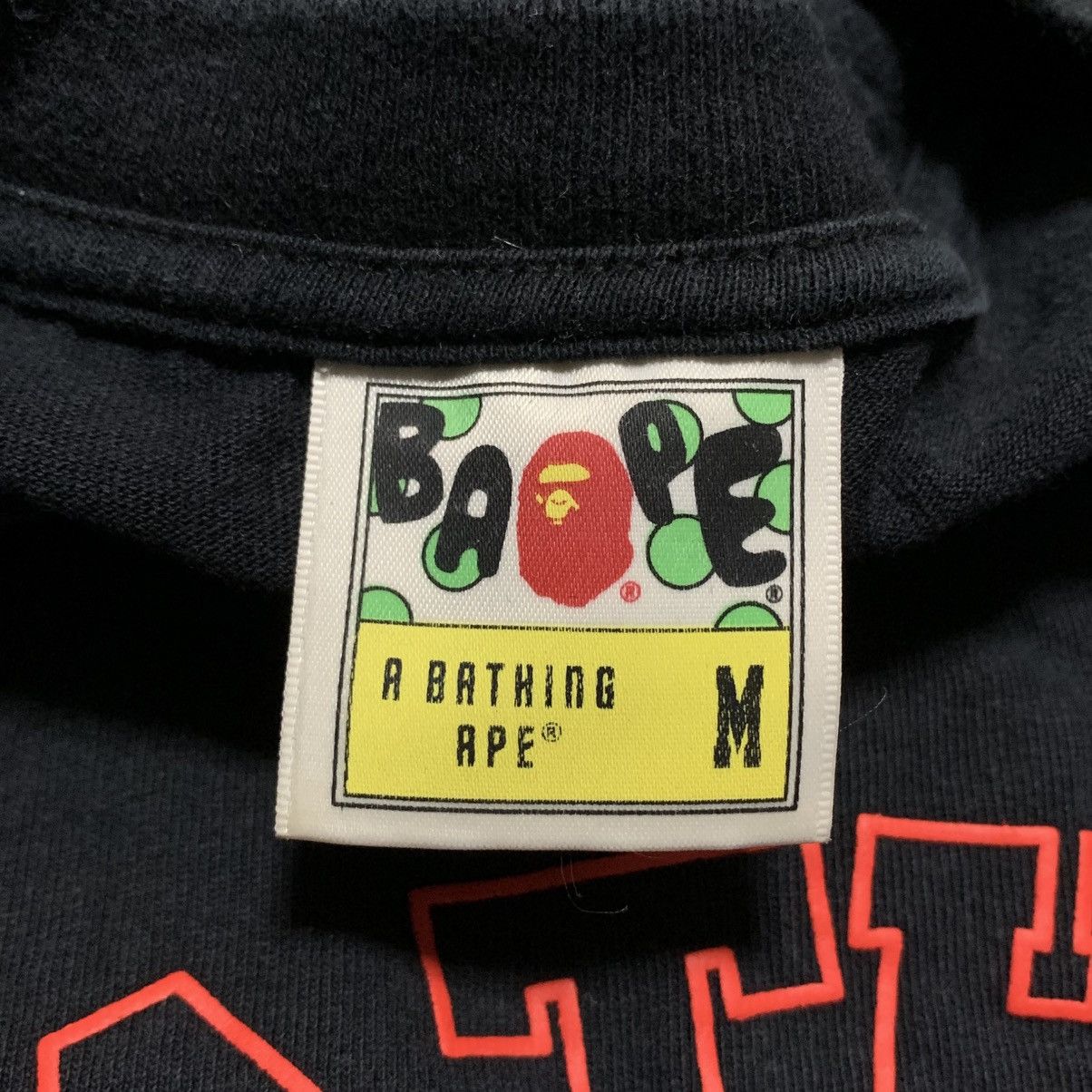 Bape Bape Medium College Black Tee A Bathing Ape Size US M / EU 48-50 / 2 - 4 Thumbnail