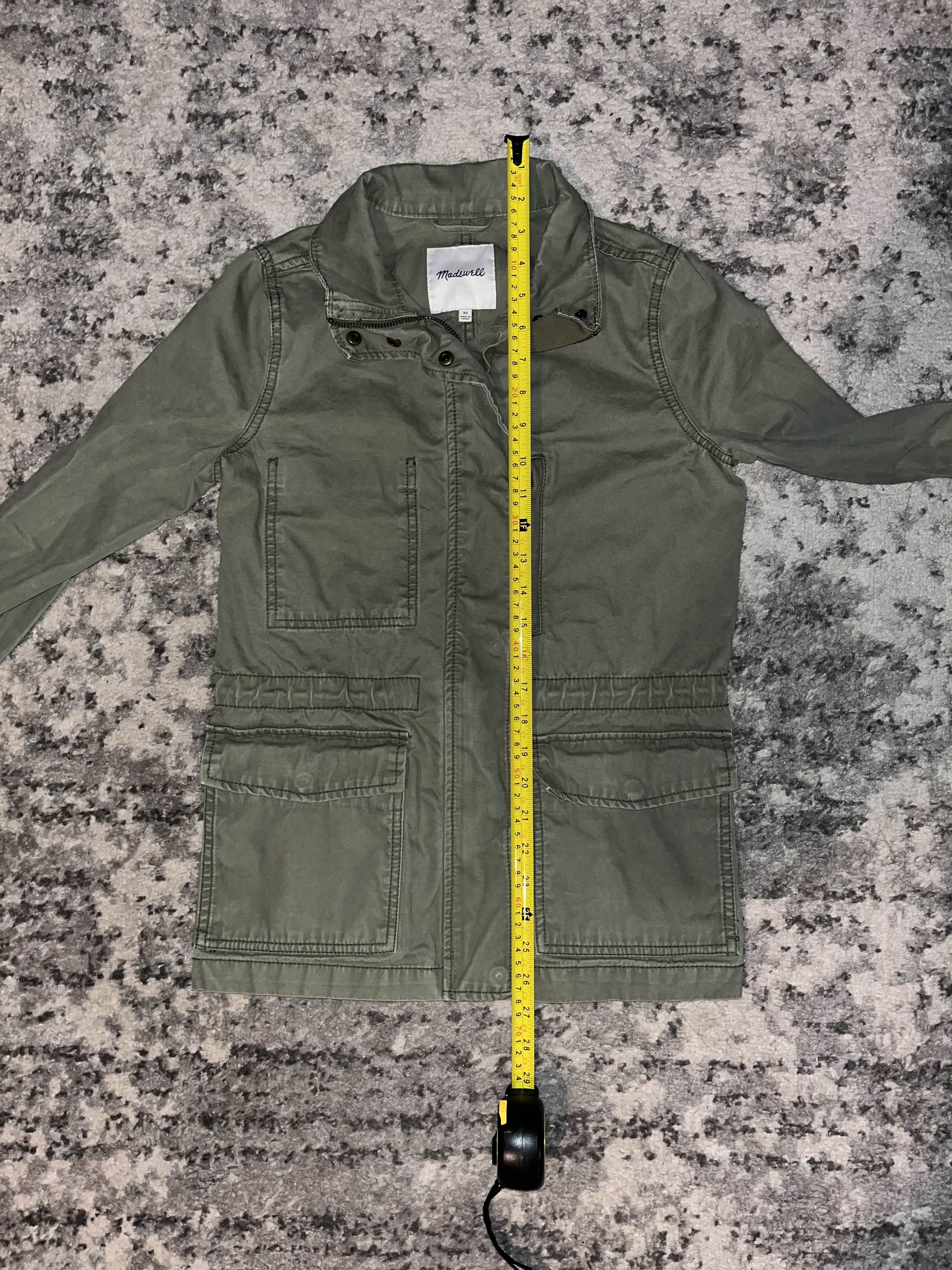 Madewell Madewell Womens Green military style jacket Size XS / US 0-2 / IT 36-38 - 8 Thumbnail