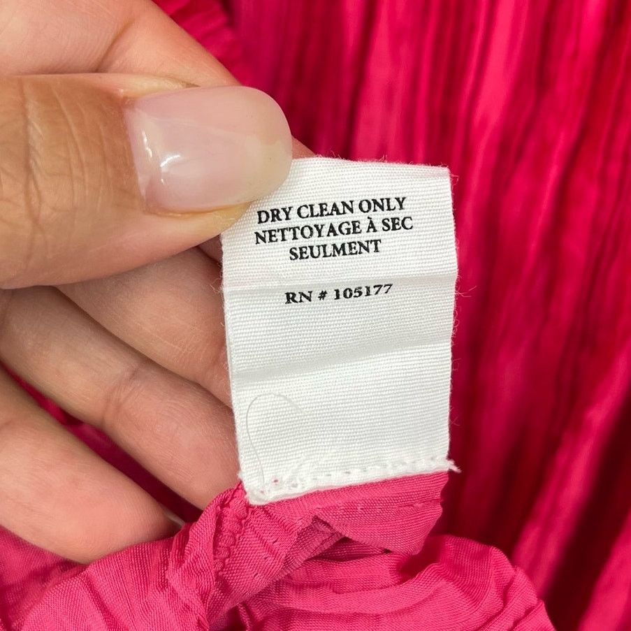 Ulla Johnson Ulla Johnson | Orla Dress Orchid Pink Crinkle Pleated Midi 8 Size M / US 6-8 / IT 42-44 - 15 Thumbnail