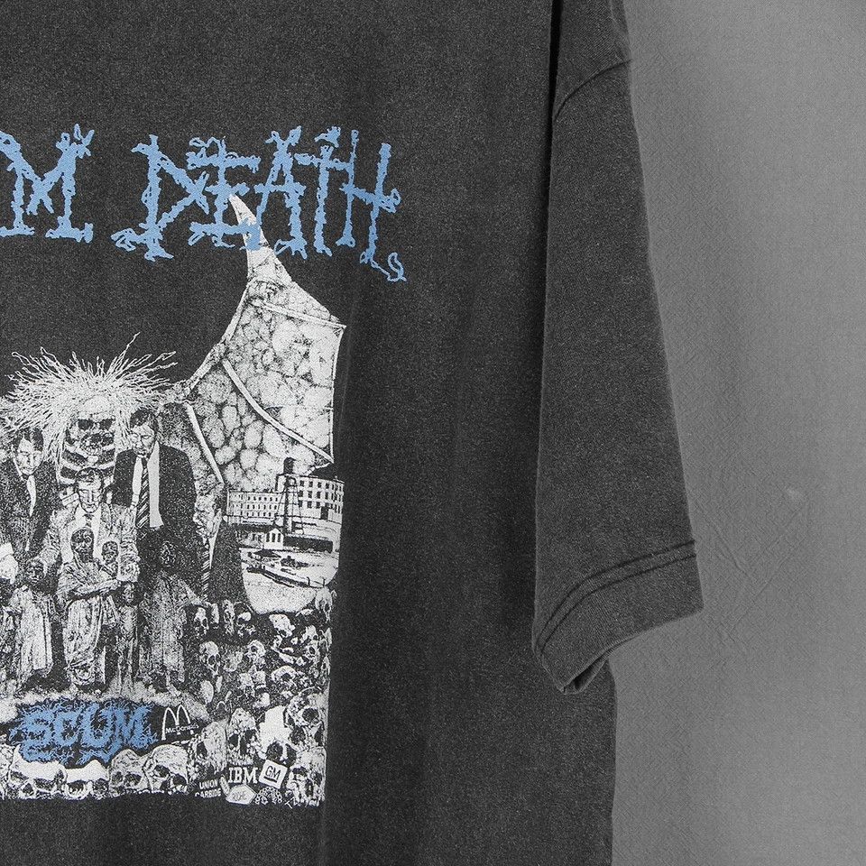 Japanese Brand NAPALM DEATH T-Shirt Vintage Size US XL / EU 56 / 4 - 2 Thumbnail
