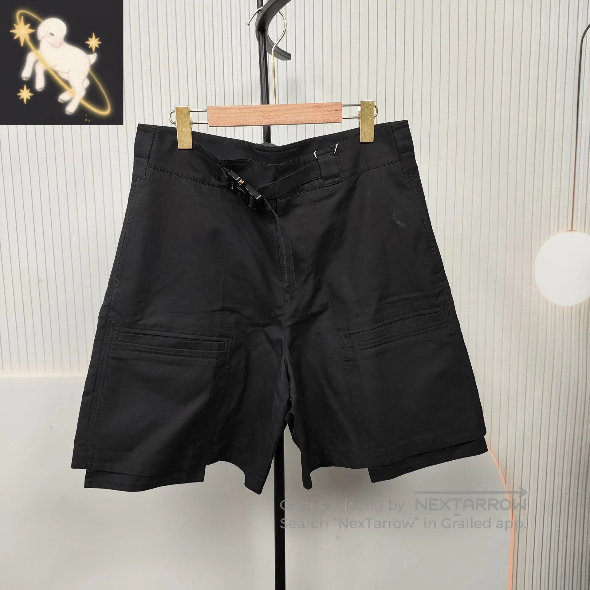 Other Dior Classic black buckle cargo shorts| Size US 32 / EU 48 - 1 Thumbnail