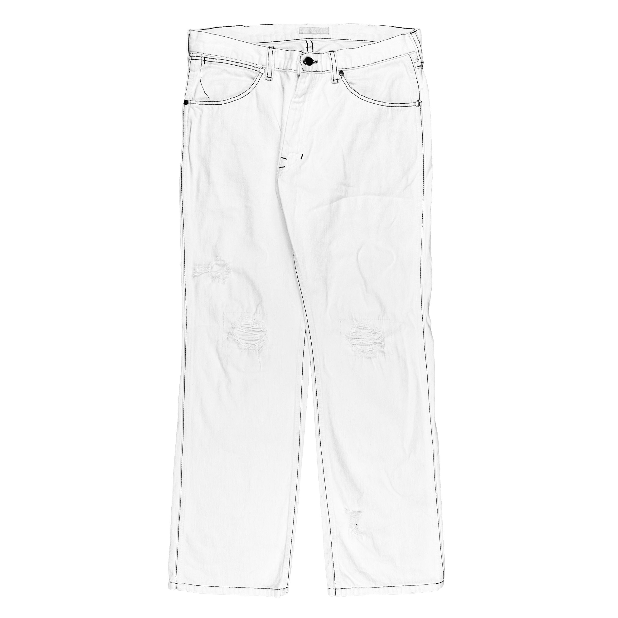 Number (N)ine SS02 Contrast Stitch Jeans | Grailed