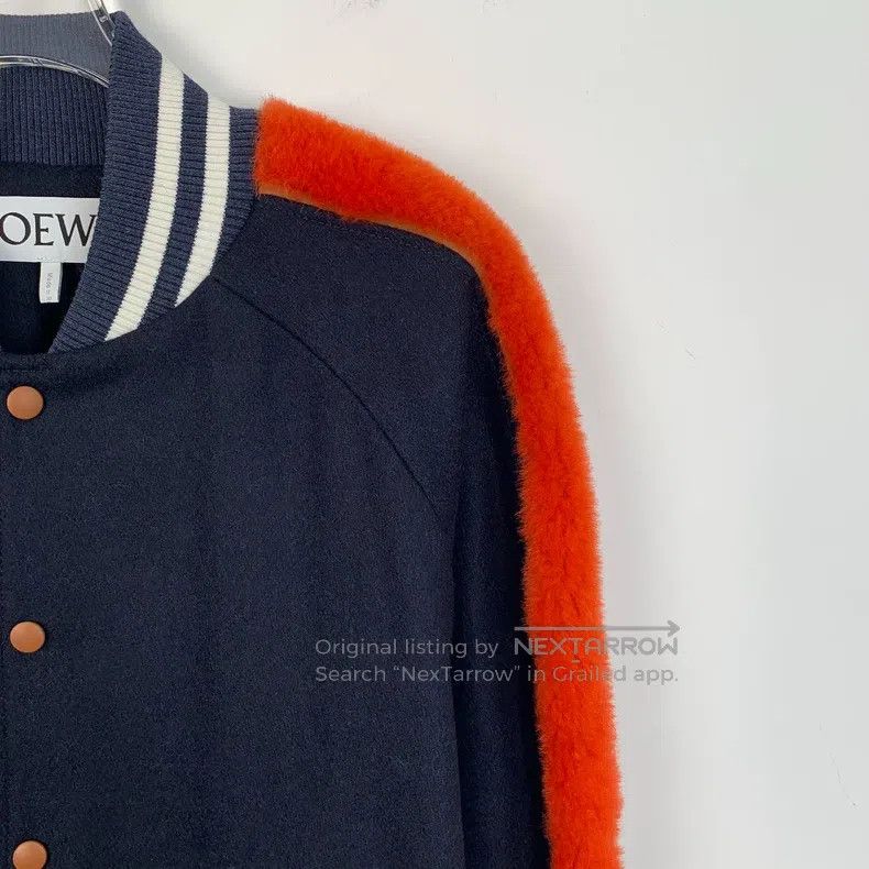 Loewe Loewe Color Blocked Wool Baseball Jacket Size US XS / EU 42 / 0 - 3 Thumbnail