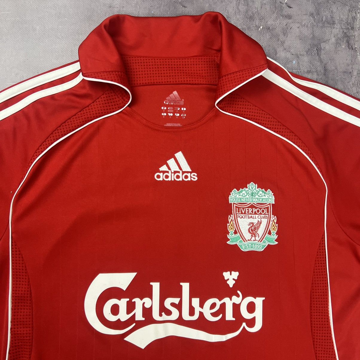 Adidas Rare! Sissoko 22 Liverpool Adidas Soccer Jersey Shirt 00s Size US S / EU 44-46 / 1 - 15 Thumbnail