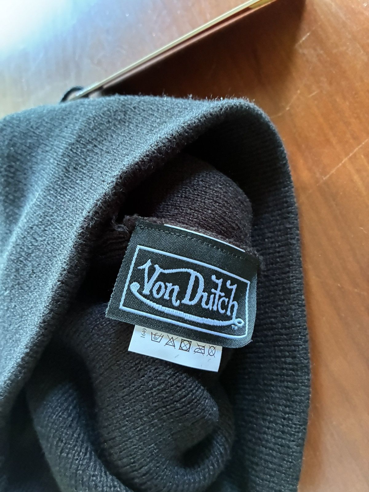 Von Dutch Von Dutch black beanie Size ONE SIZE - 3 Thumbnail
