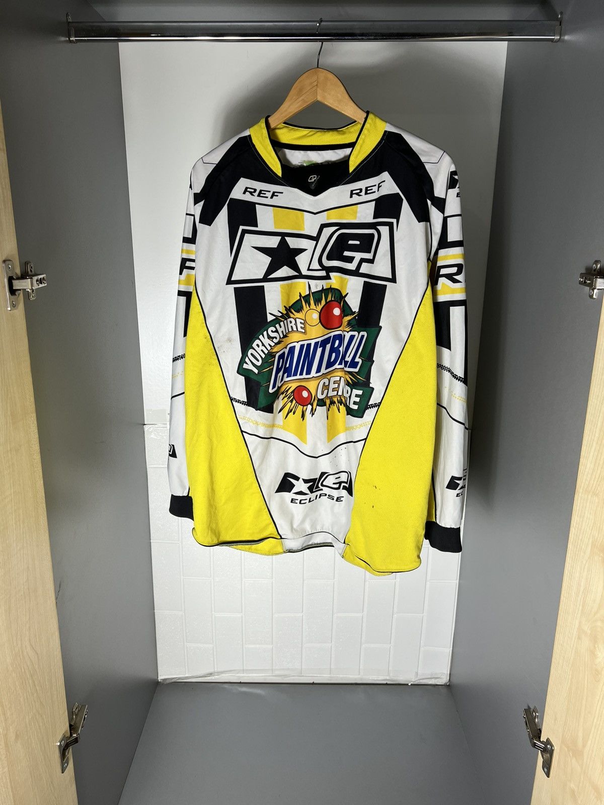 NASCAR VINTAGE ECLIPSE PLAYING MOTORCYCLE JERSEY RACING RETRO 90s Size US L / EU 52-54 / 3 - 11 Thumbnail