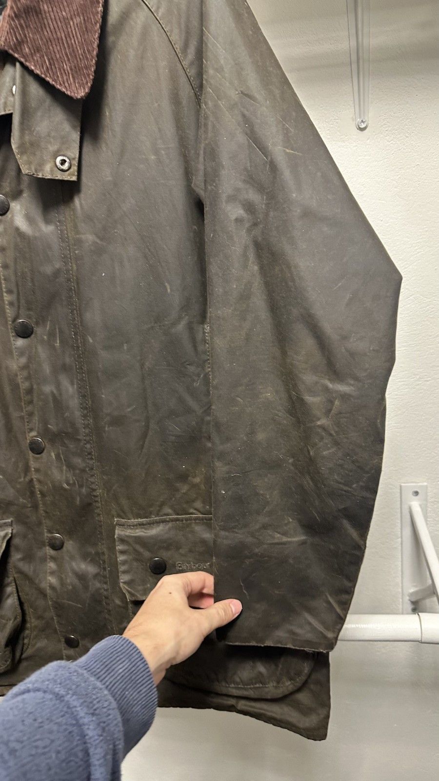 Barbour Barbour Classic Beaufort Waxed Plaid Lined Olive Jacket Size US M / EU 48-50 / 2 - 7 Thumbnail