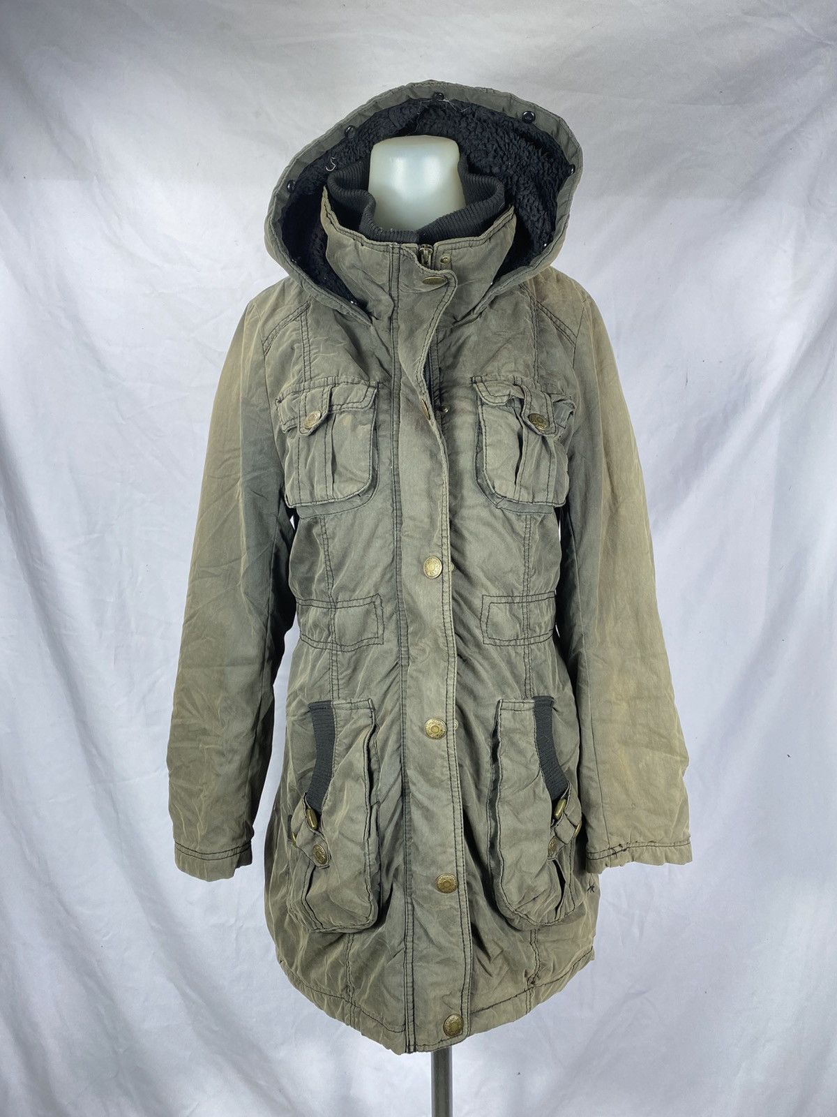 Isamu Katayama Backlash CRAZY SICK FADED 90ANS JAPANESE GOTHIC BONO ZIP HOODIE Size US M / EU 48-50 / 2 - 1 Thumbnail