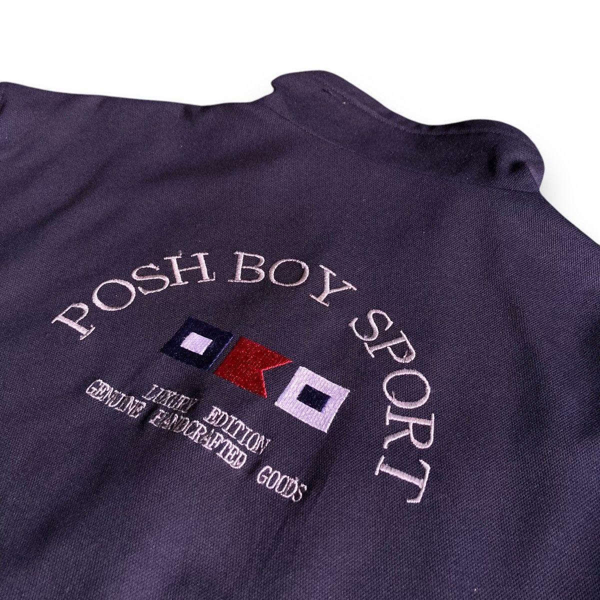 Japanese Brand 🇯🇵 VINTAGE 90s POSHBOY SPORT REVERSIBLE ZIPPER JACKET Size US L / EU 52-54 / 3 - 4 Thumbnail