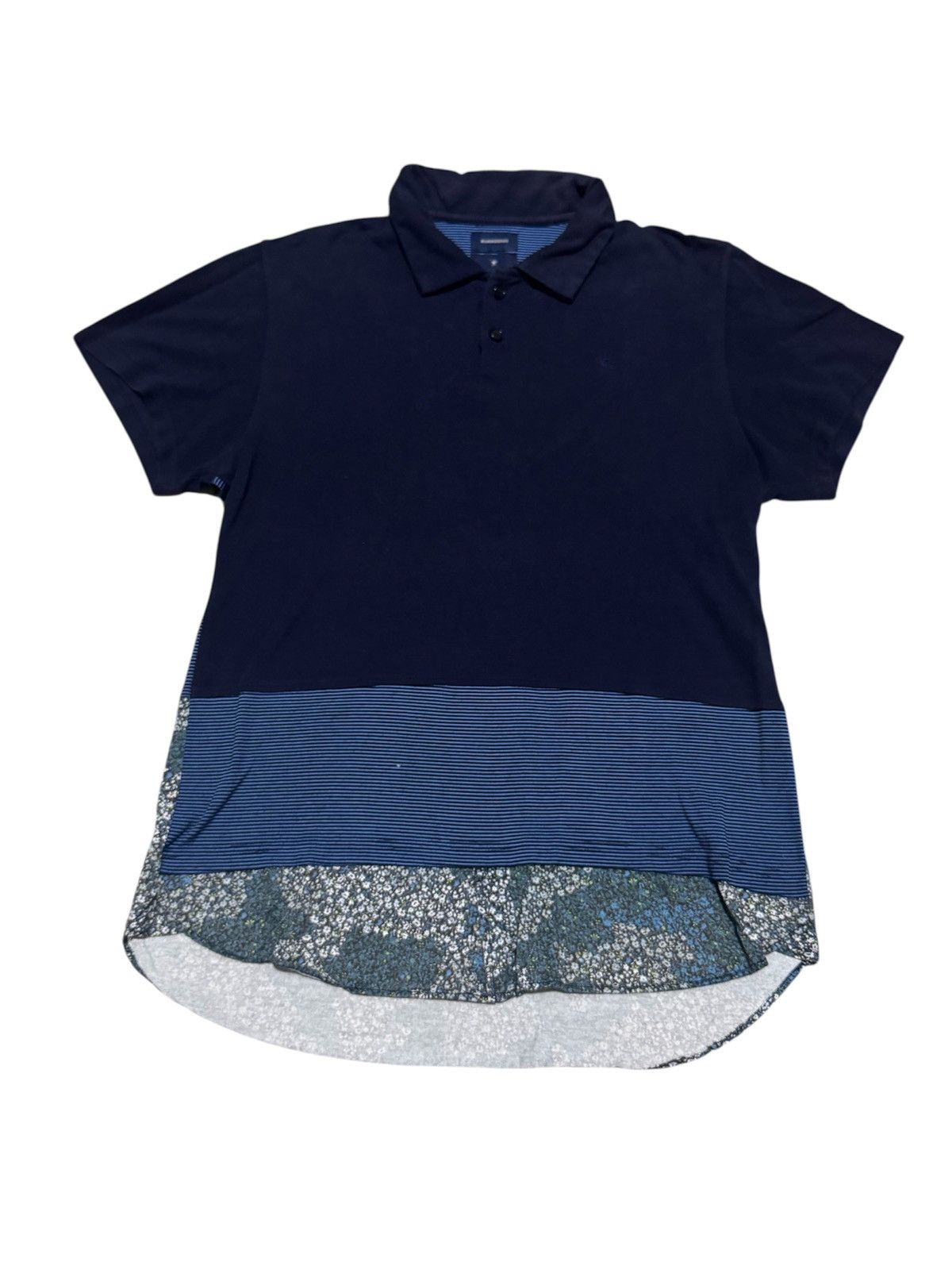 Maison MIHARA YASUHIRO OG Miharayasuhiro Patchwork Small Logo Polo Shirt Size US S / EU 44-46 / 1 - 1 Thumbnail