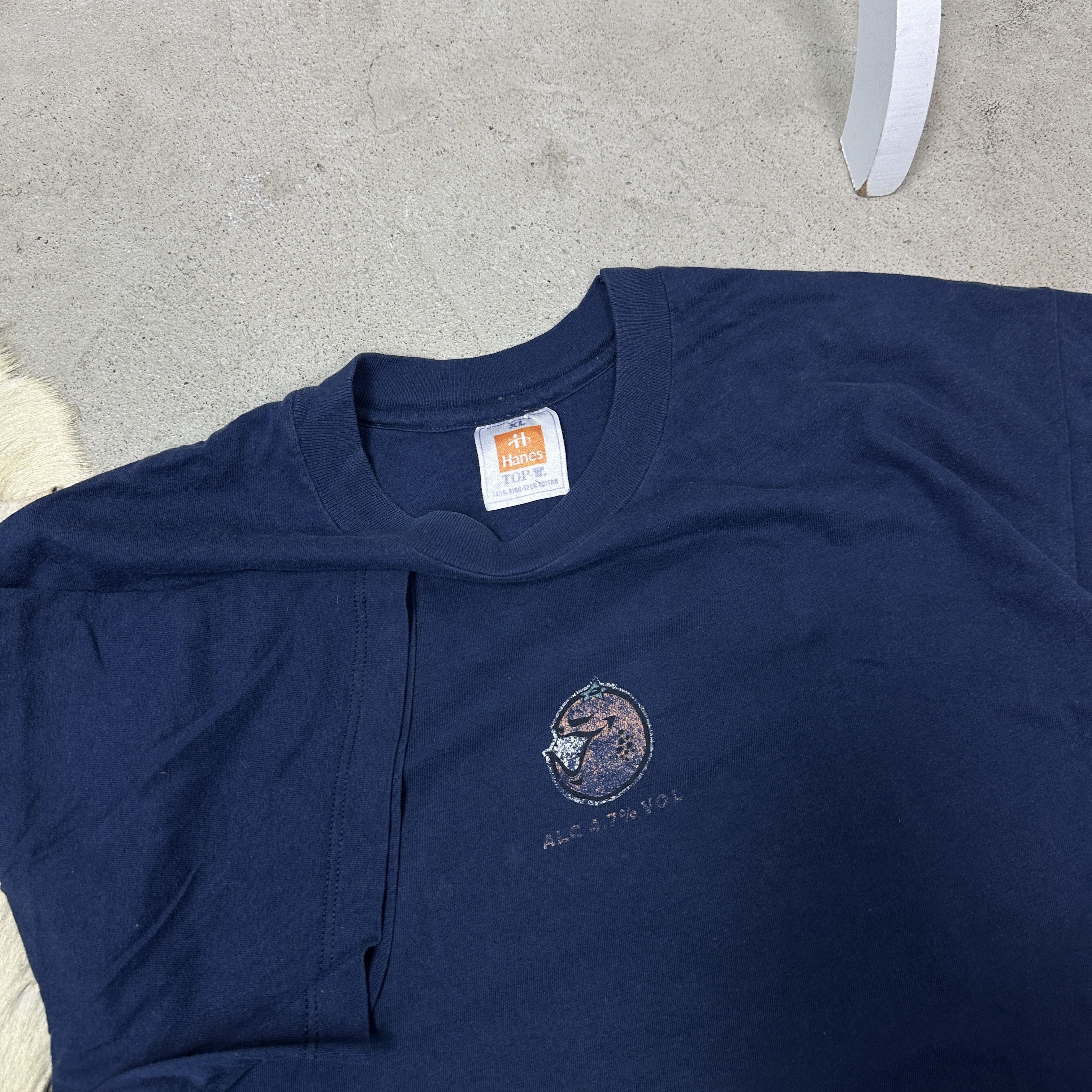 Vintage Vintage Old School Printed Hooch Drink T-shirt 90s Size US XL / EU 56 / 4 - 5 Thumbnail
