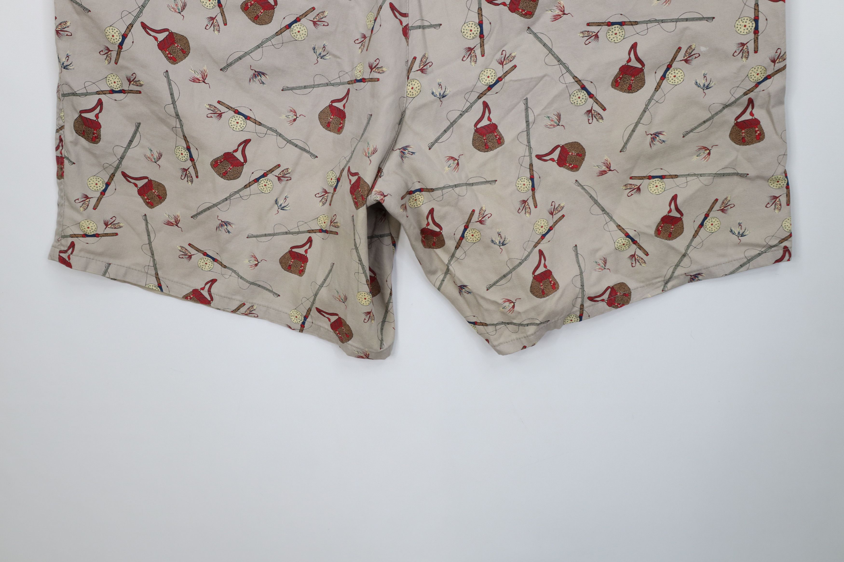 Brooks Brothers Vintage 80s 90s Brooks Brothers All Over Print Chino Shorts Size US 38 / EU 54 - 14 Thumbnail