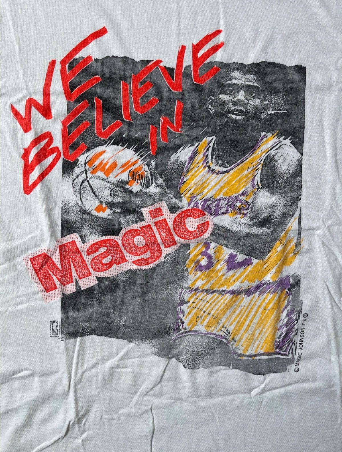 Vintage Vintage 90’s Lakers Magic Johnson Size US L / EU 52-54 / 3 - 2 Thumbnail