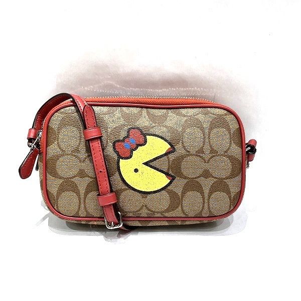 Coach Coach Coach Signature Pac Man Shoulder Bag F73446 Canvas Crossbody Bag F73446 in Good Condition Grailed