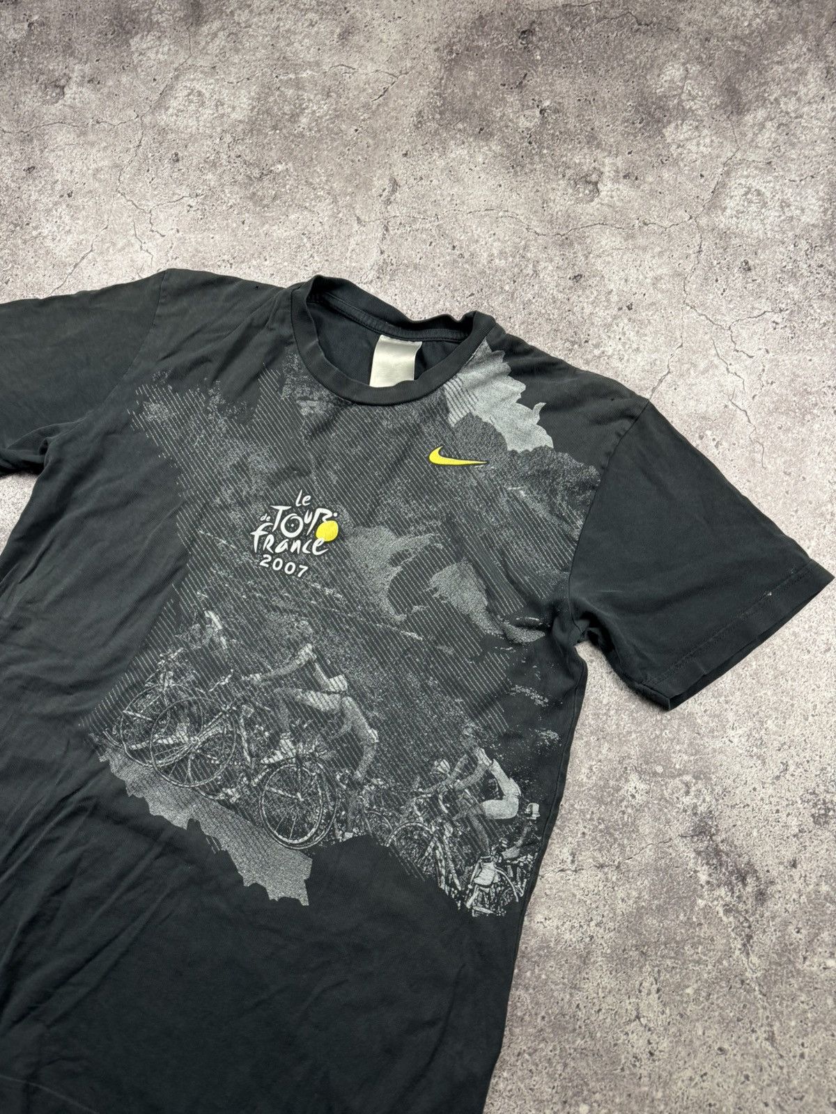 Nike Rare 2007 Vintage Nike Swoosh Bike Cycling Tour De France Size US M / EU 48-50 / 2 - 2 Thumbnail