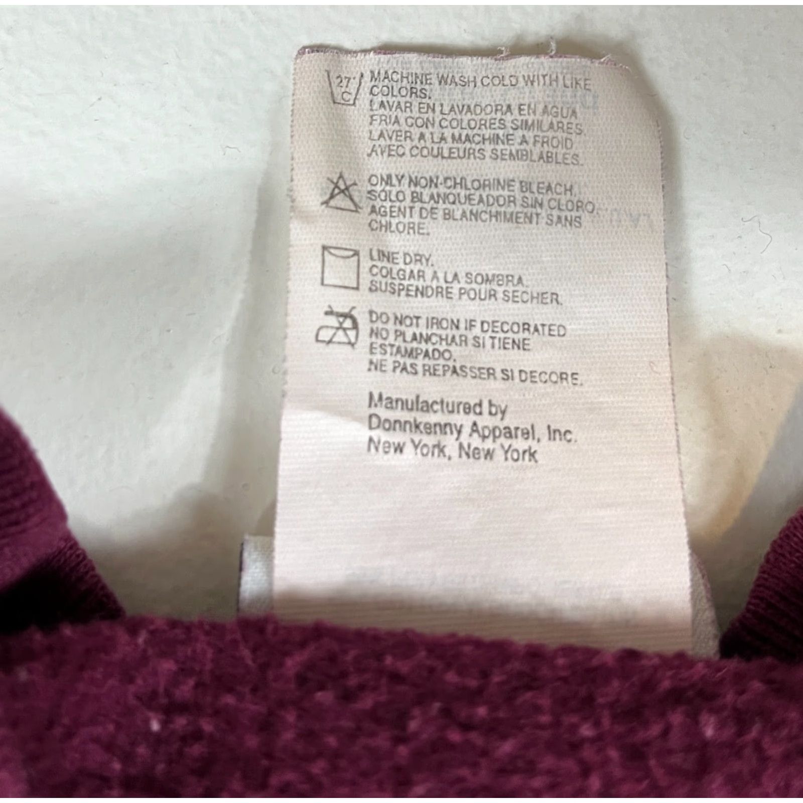 Mickey & Co. Mickey & Co. Men's Vintage Crewneck Sweatshirt Adult L Maroon Embroidered Mickey Mouse 90s Cartoon Made in USA Size US L / EU 52-54 / 3 - 6 Thumbnail