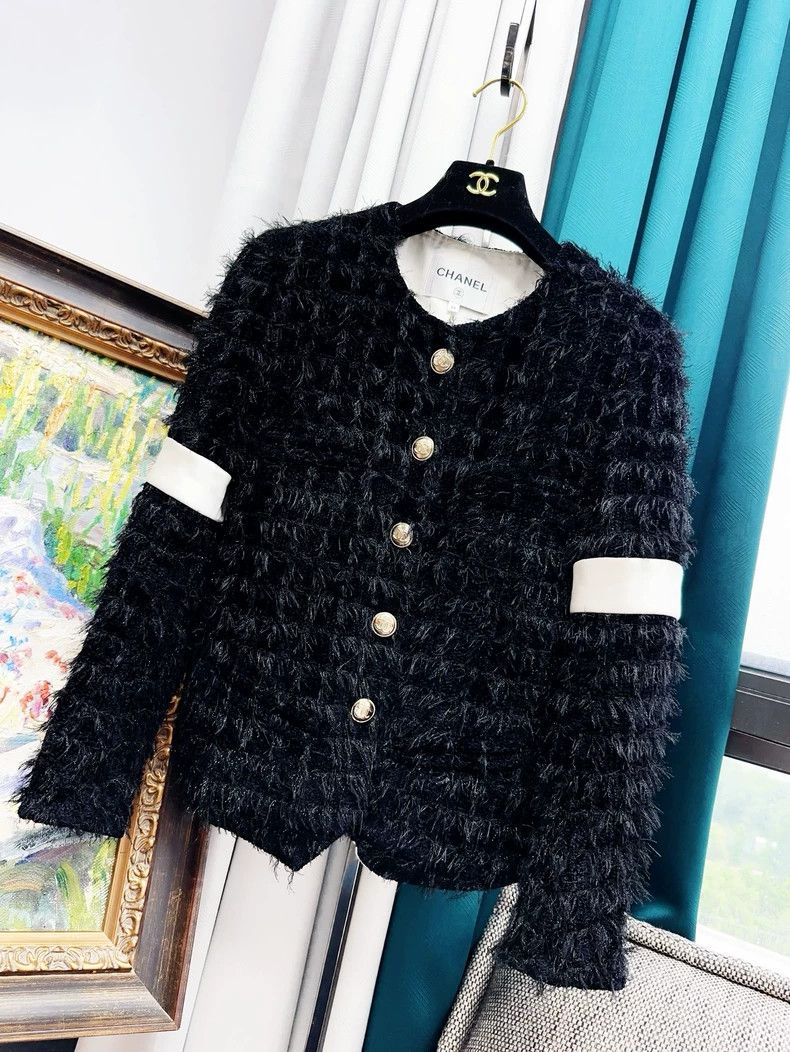 Chanel Chanel Equestrian series black tassel three-dimensional pl Size XXS / US 00 / IT 34 - 1 Thumbnail