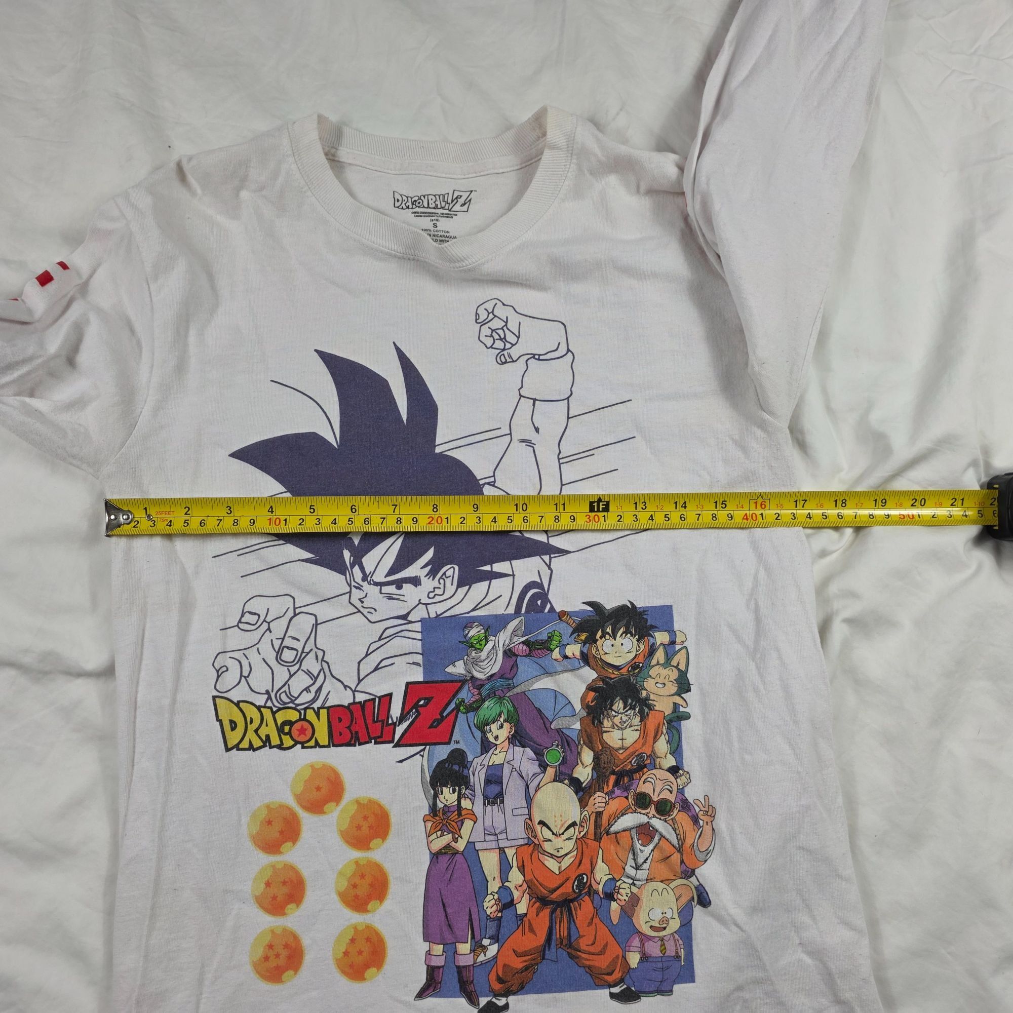Other Dragon Ball Z Mens Size Small White Graphic Shirt Anime Long Size US S / EU 44-46 / 1 - 5 Thumbnail