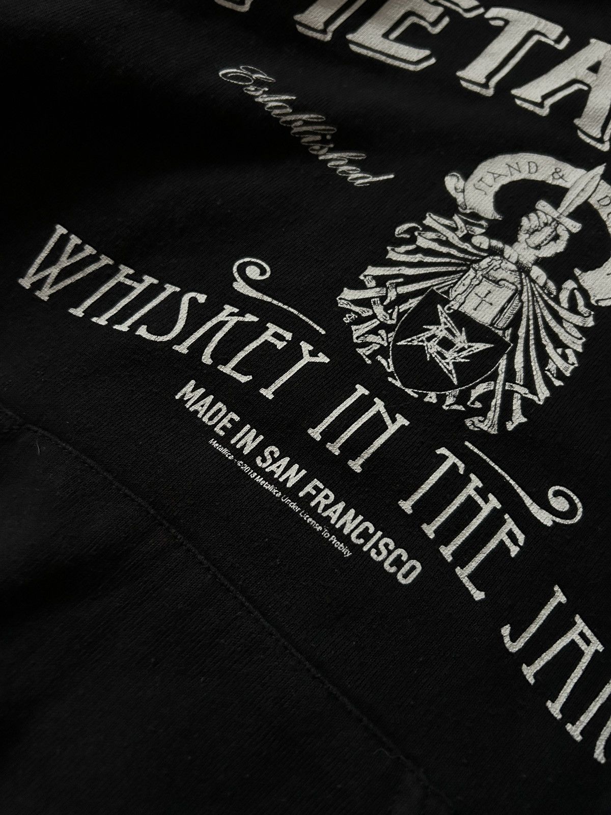 Band Tees × Metallica × Vintage Vintage Metallica “whiskey in the jar” big logo hoodies 2018 Size US M / EU 48-50 / 2 - 3 Thumbnail