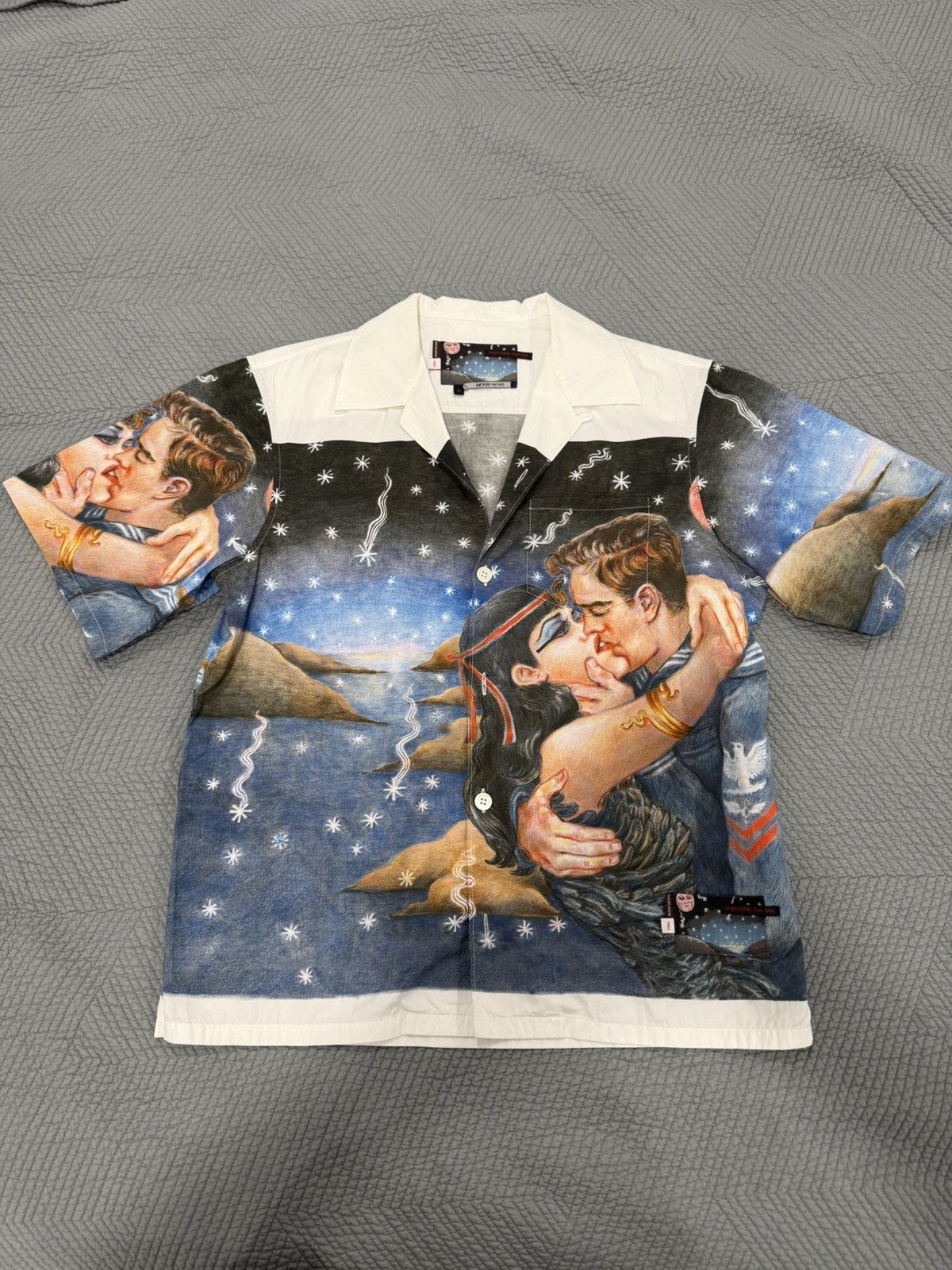 Pre-owned Prada - A/w 16 - “impossible True Love” Shirt In Multi