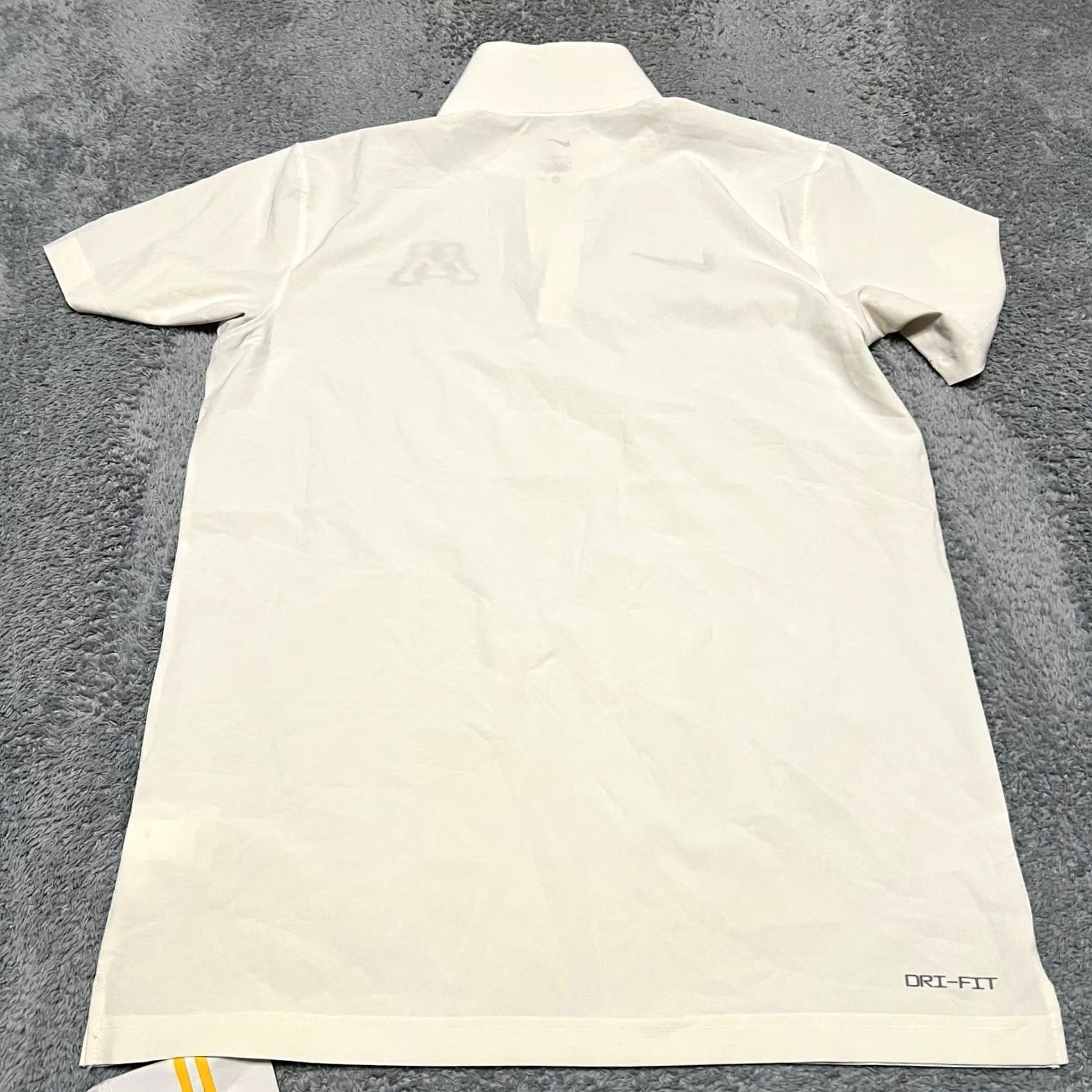 Nike Nike Dri-Fit Polo Shirt Minnesota Golden Gophers Mens Medium Performance White Size US M / EU 48-50 / 2 - 6 Thumbnail