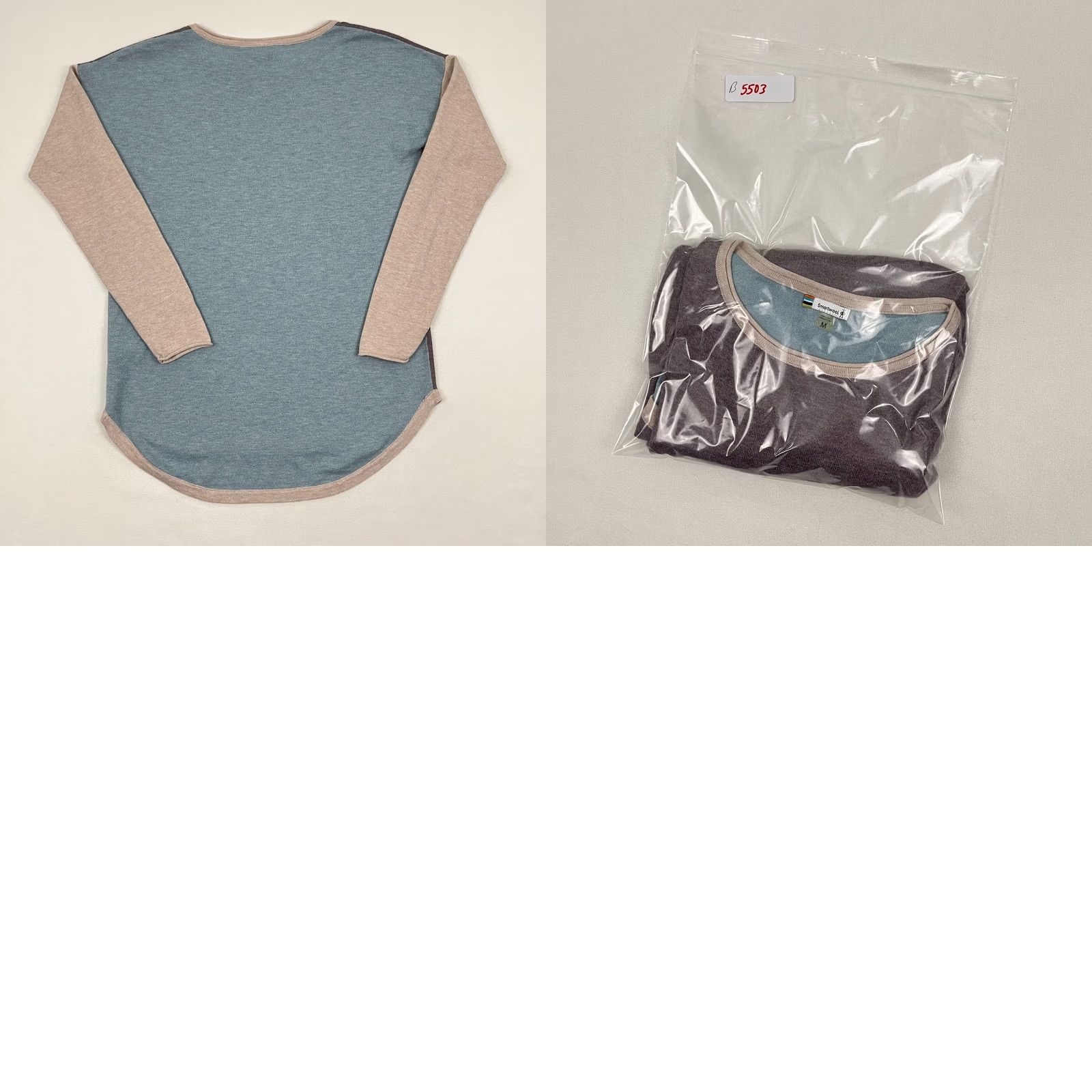 Smartwool SmartWool Shadow Pine Sweater Womens M Colorblock Wool Blend Base Layer Hiking Shirt Size M / US 6-8 / IT 42-44 - 8 Thumbnail