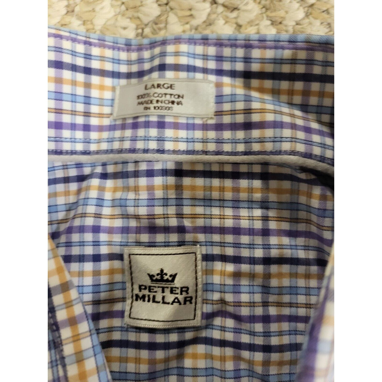 Peter Millar Peter Millar Button Down Dress Shirt Mens SIZE Large Size US L / EU 52-54 / 3 - 4 Thumbnail