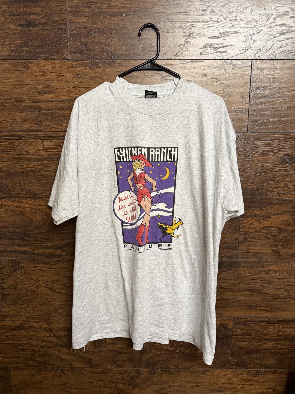 Fruit Of The Loom VTG The Chicken Ranch Brothel Art T-shirt Pahrump XXL Size US XXL / EU 58 / 5 - 1 Thumbnail