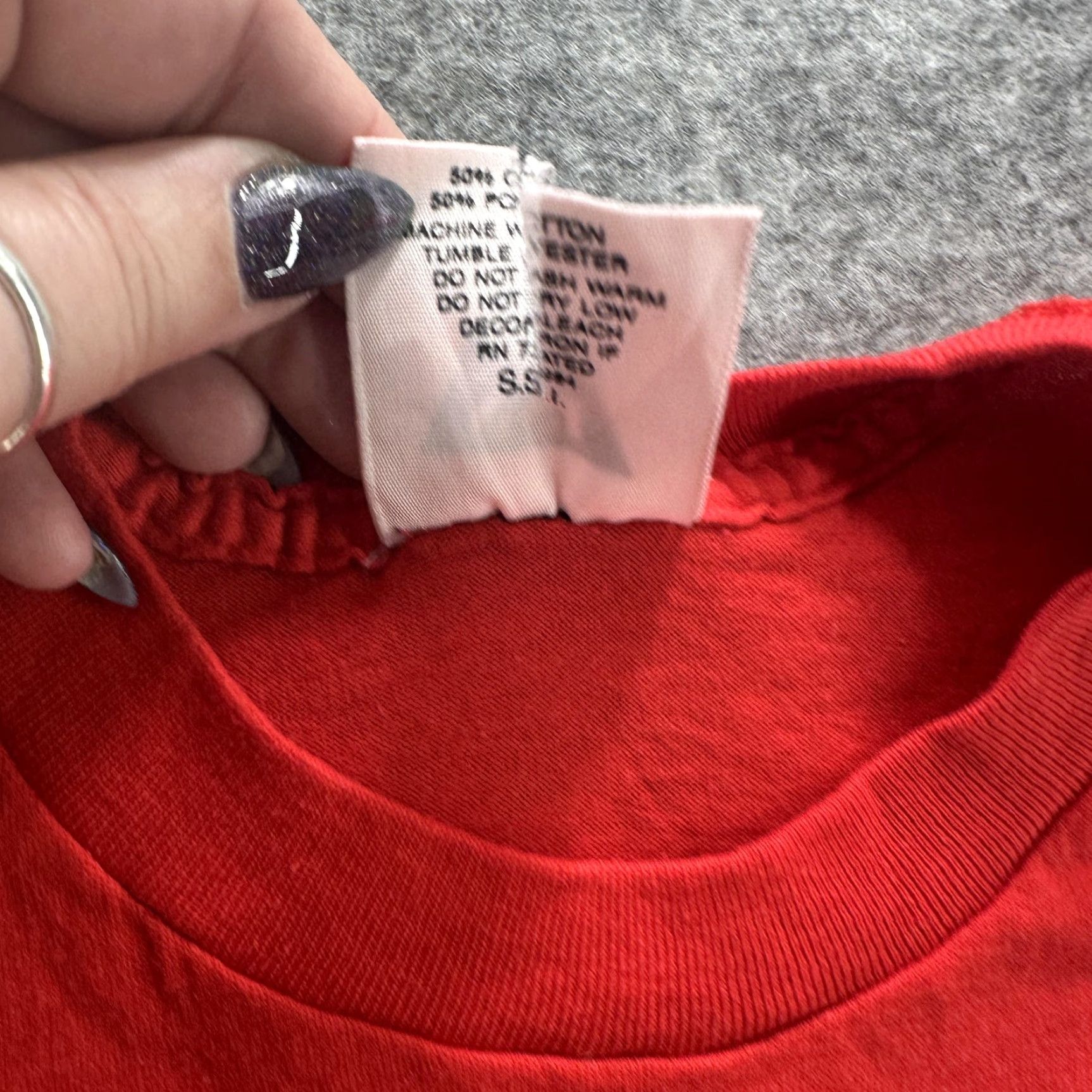 Vintage VINTAGE SSI Shirt Mens XL Red Sleeveless Cutoff Muscle Tee Made in USA Size US XL / EU 56 / 4 - 7 Thumbnail