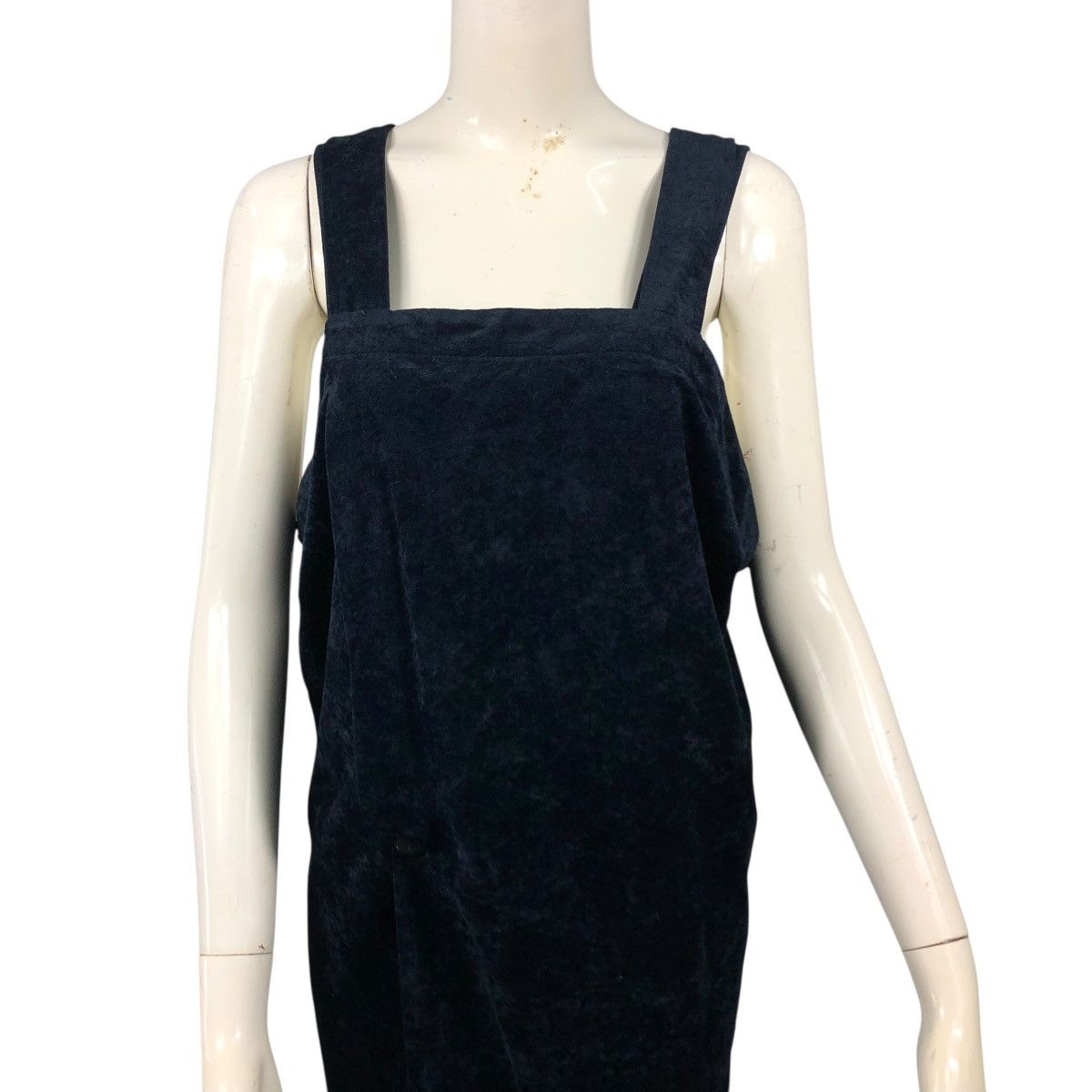 Comme des Garcons 🔥VINTAGE COMME DES GARCONS MIDI DRESS VELVET RICH BLACK Size M / US 6-8 / IT 42-44 - 4 Thumbnail