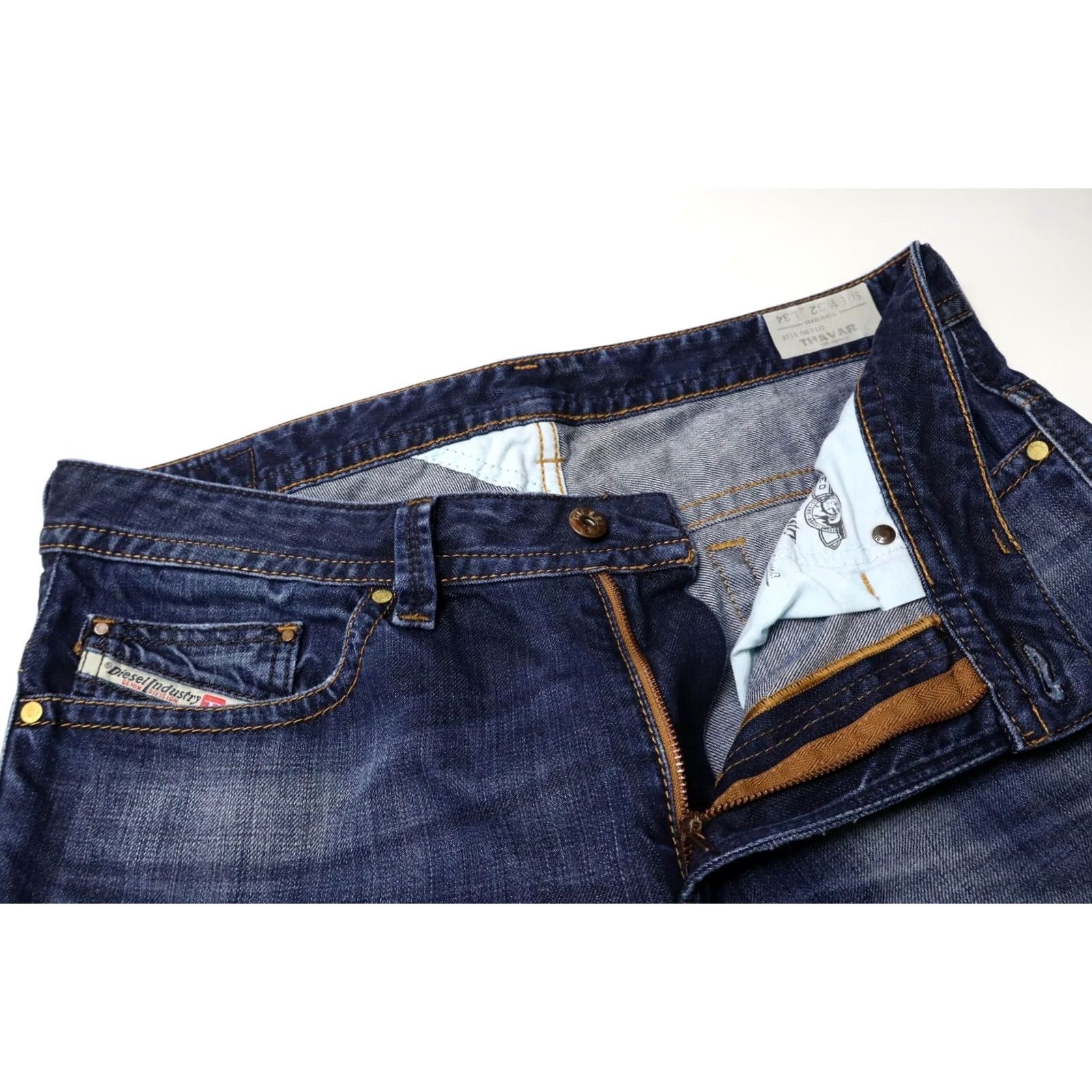 Diesel DIESEL Jeans Thavar Slim-Skinny 0831Q Fade Effect Zip Fly Men's W32/L34 Size US 32 / EU 48 - 4 Thumbnail