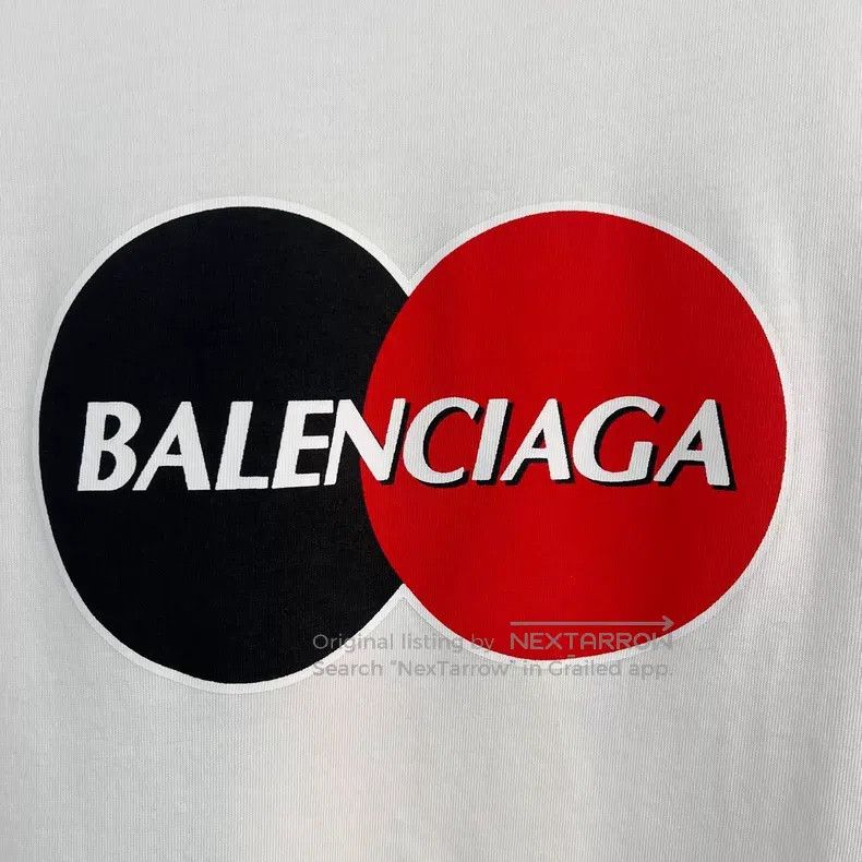 Balenciaga Balenciaga Classic Logo Lettering Print Round Neck T-Shirt Size US S / EU 44-46 / 1 - 5 Thumbnail